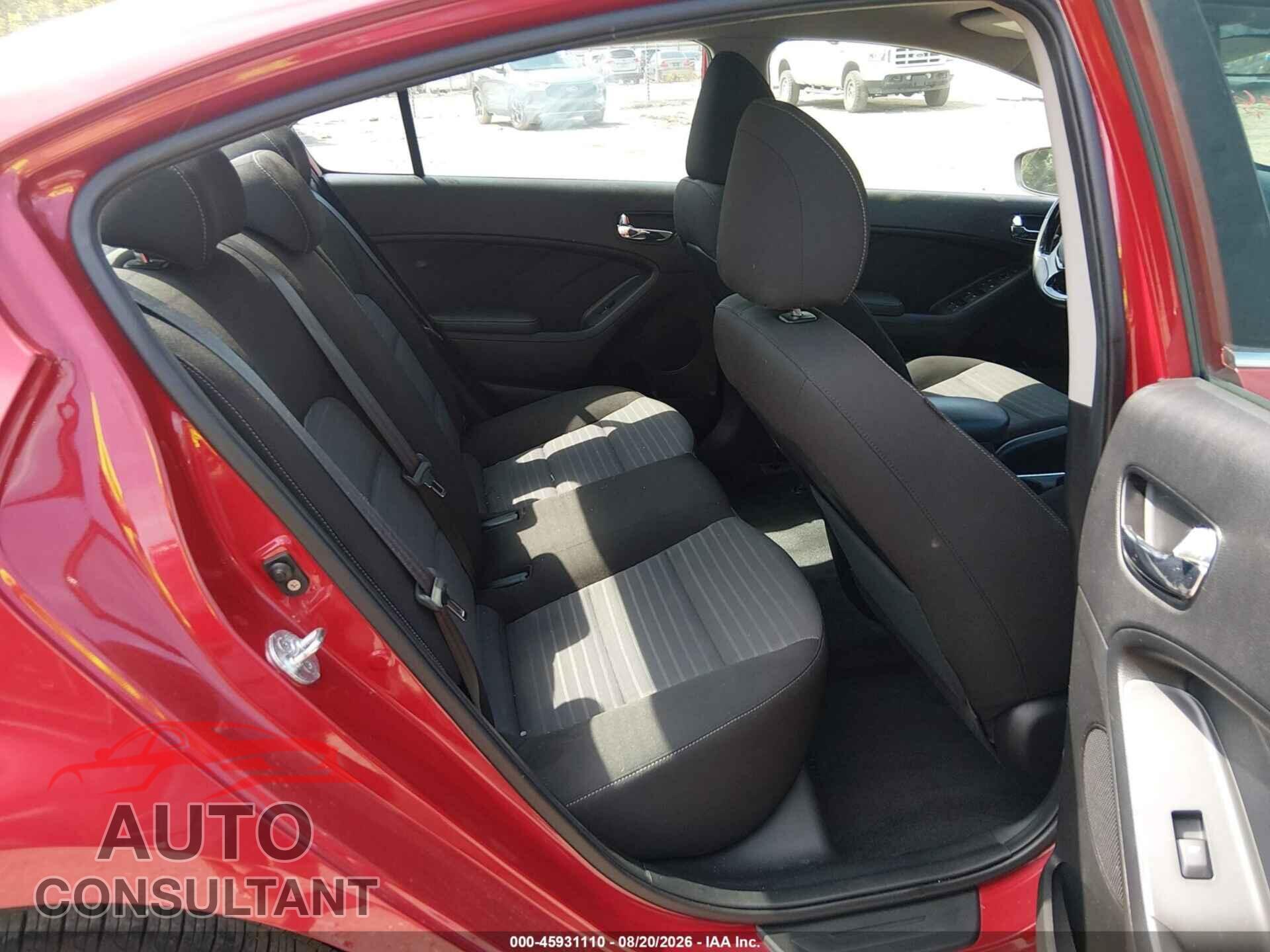 KIA FORTE 2017 - 3KPFL4A73HE117630