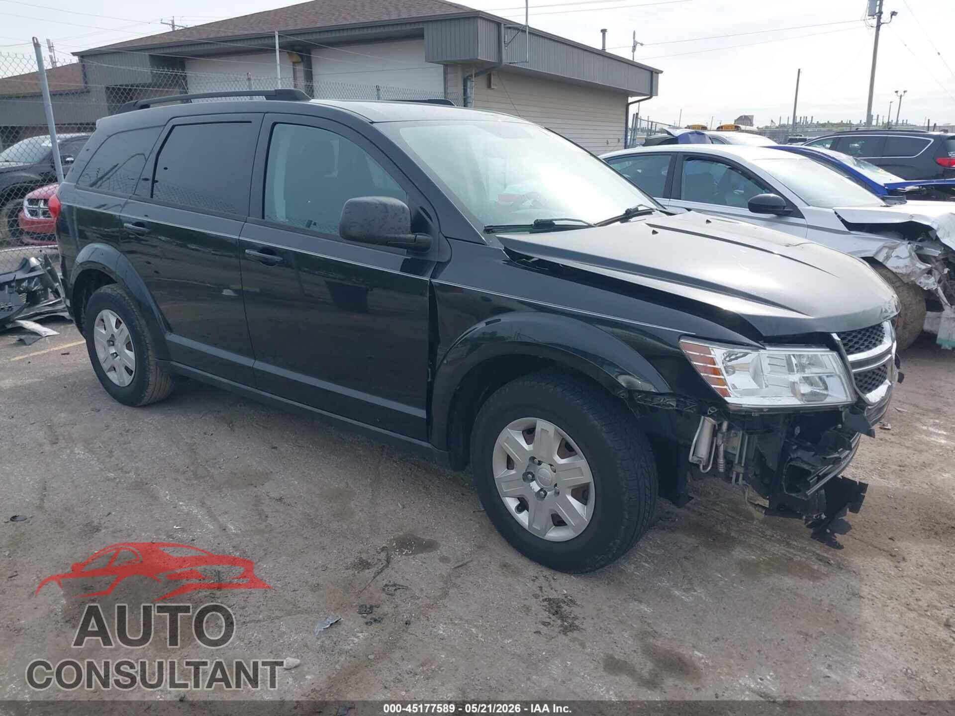 DODGE JOURNEY 2012 - 3C4PDCABXCT229541