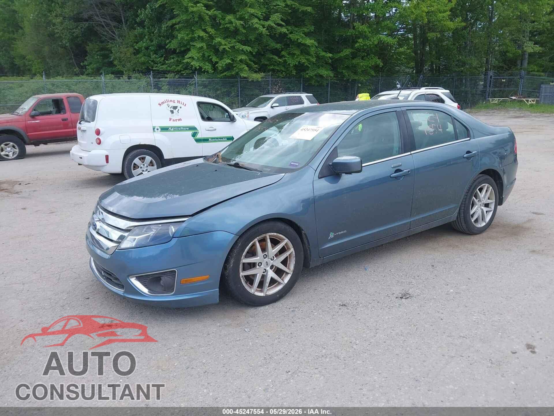 FORD FUSION HYBRID 2012 - 3FADP0L3XCR160013