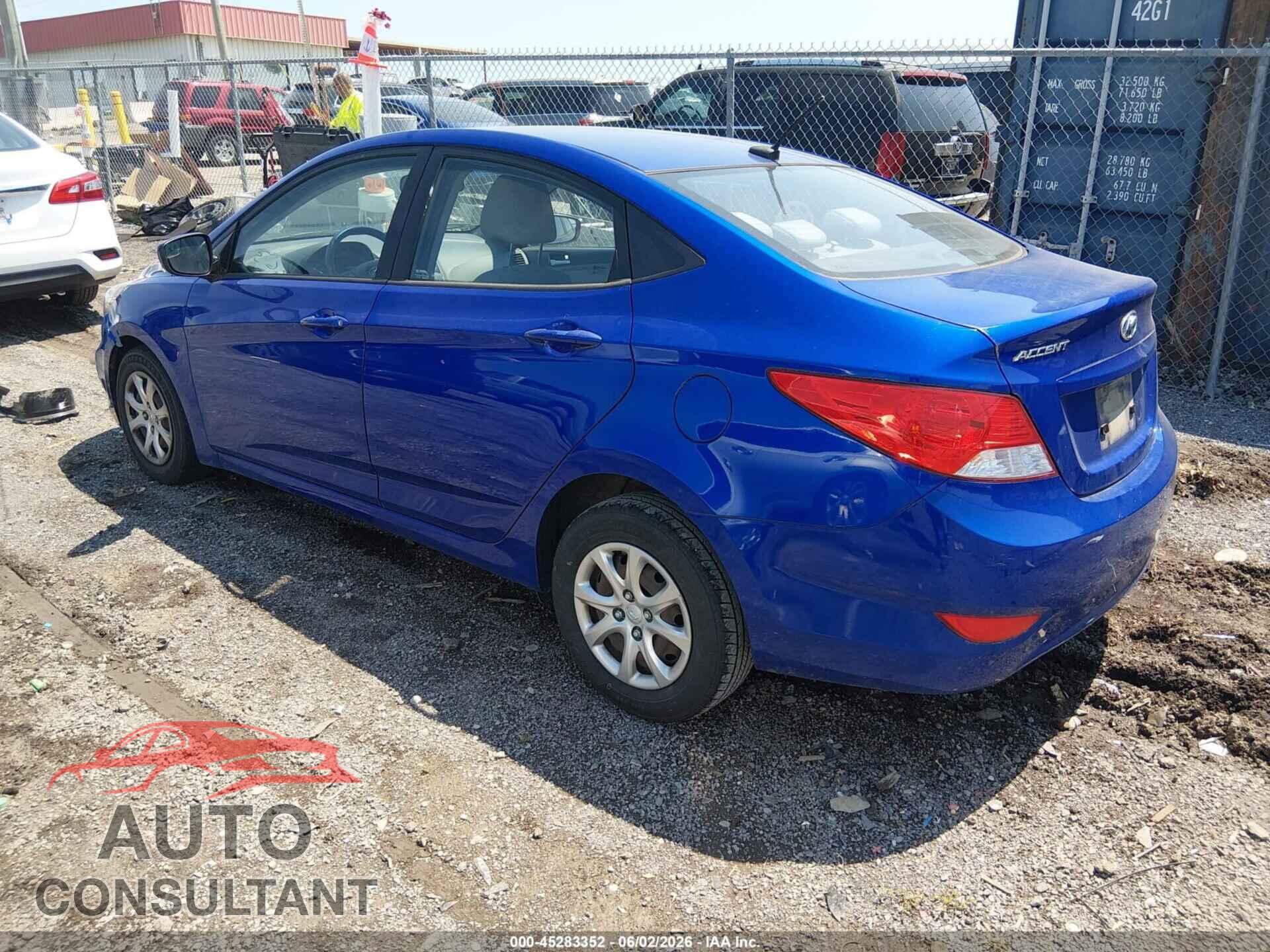 HYUNDAI ACCENT 2014 - KMHCT4AE3EU717526