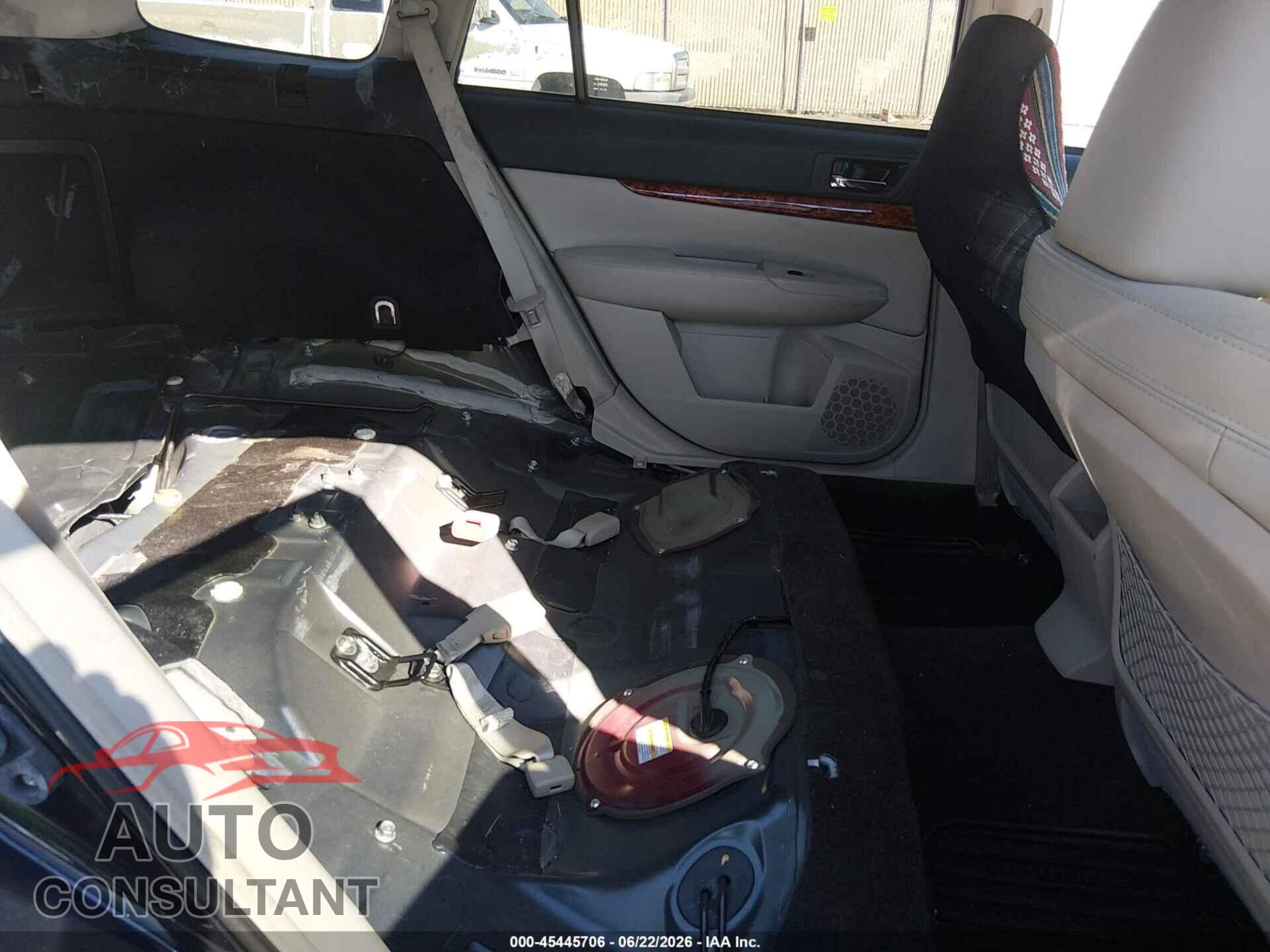 SUBARU OUTBACK 2012 - 4S4BRCKC2C3259806