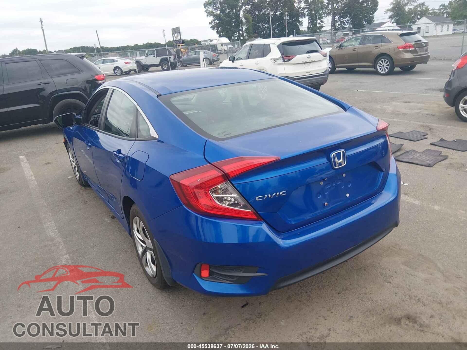 HONDA CIVIC 2017 - 2HGFC2F53HH532108