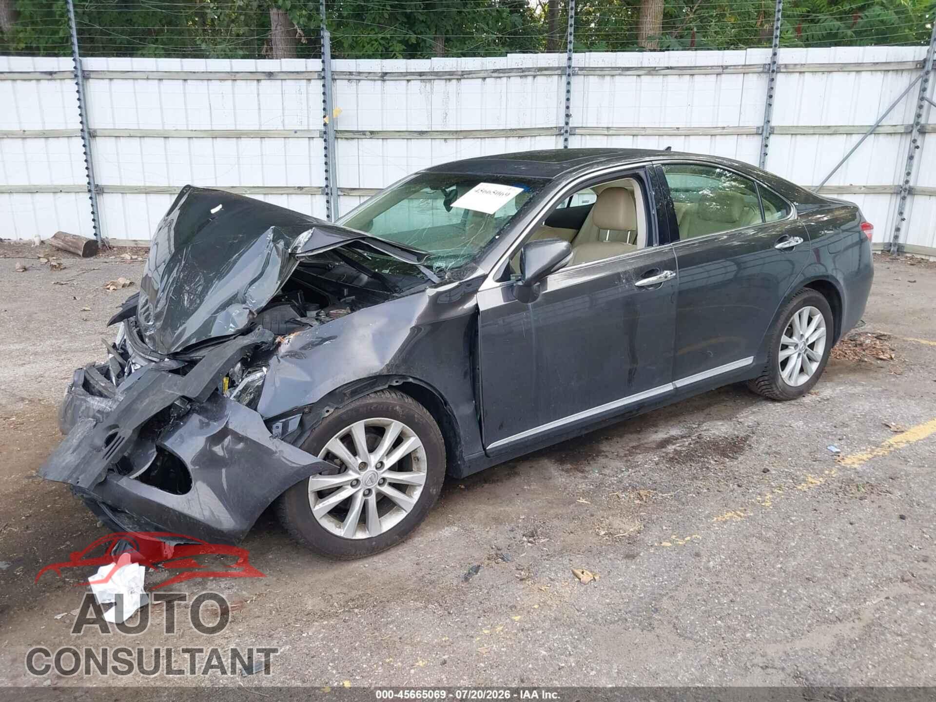 LEXUS ES 350 2010 - JTHBK1EG5A2373537