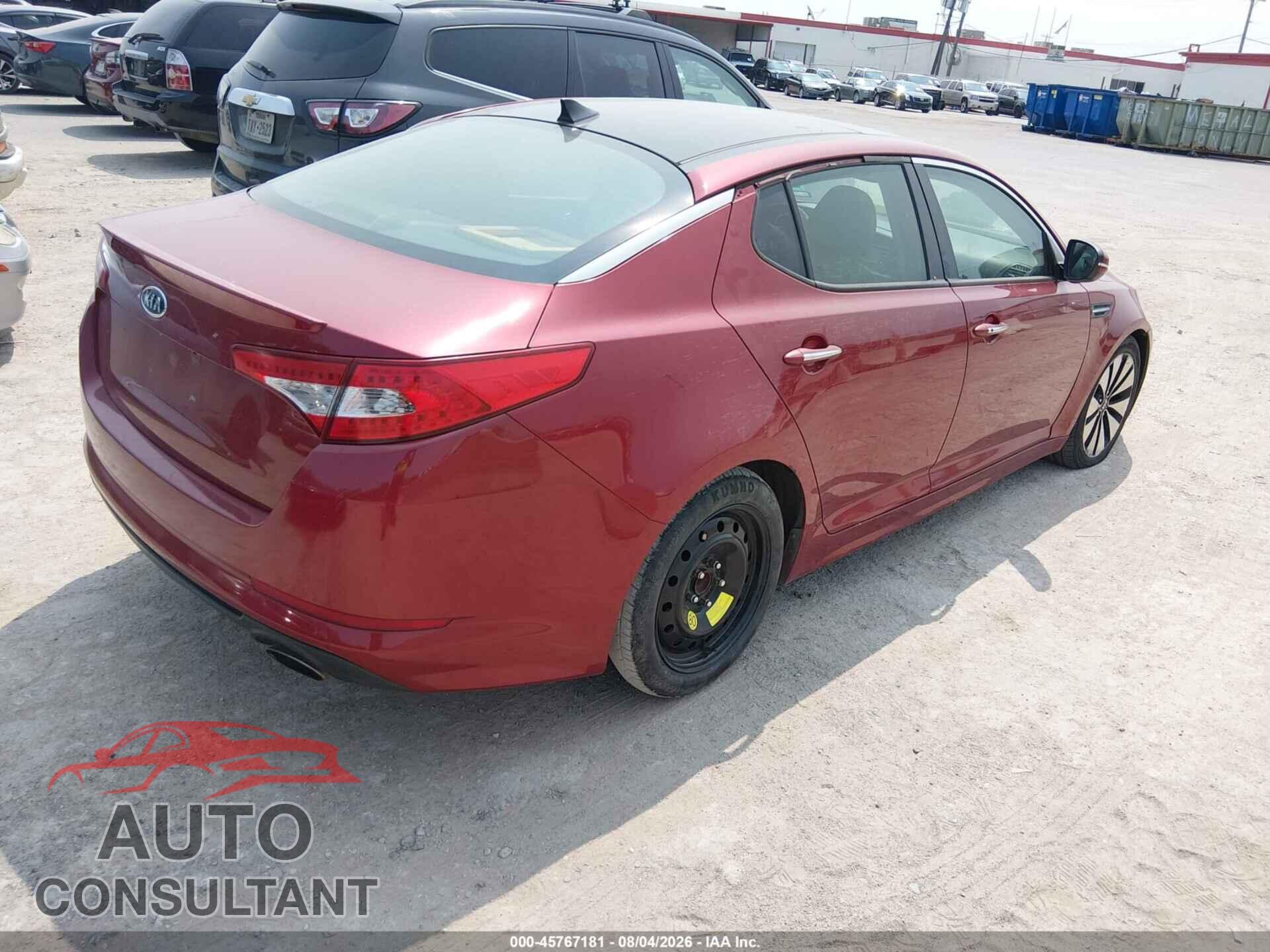 KIA OPTIMA 2012 - 5XXGR4A60CG019939