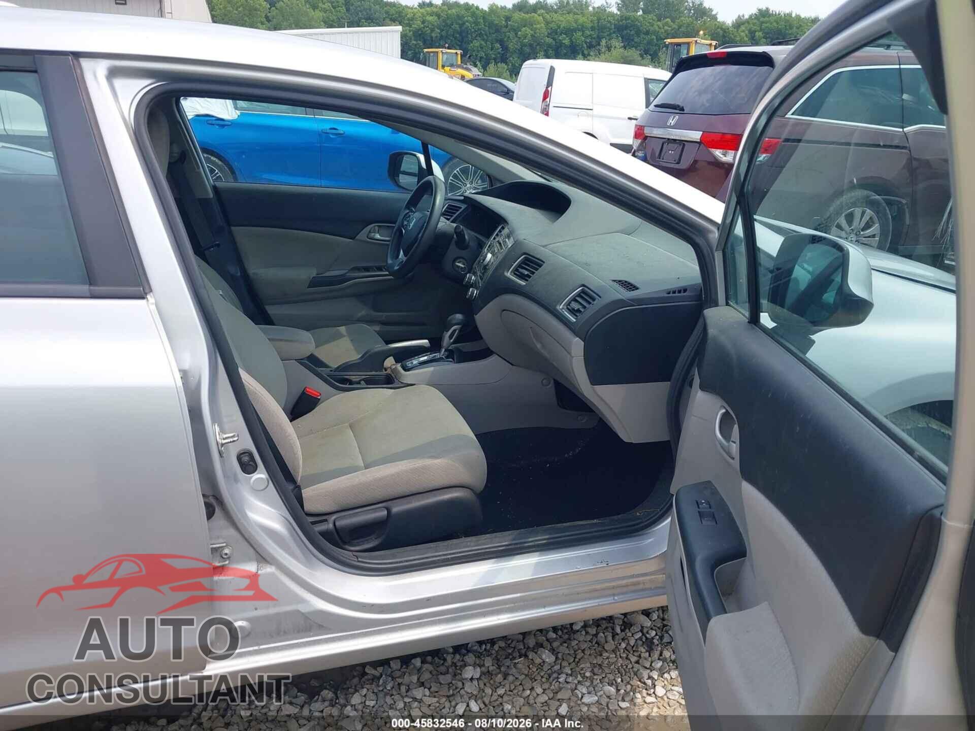 HONDA CIVIC 2013 - 19XFB2F57DE072622
