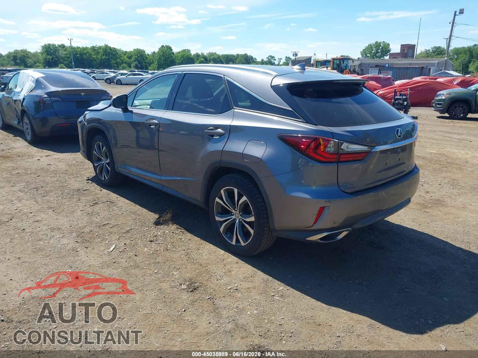 LEXUS RX 350 2017 - 2T2BZMCA4HC087232