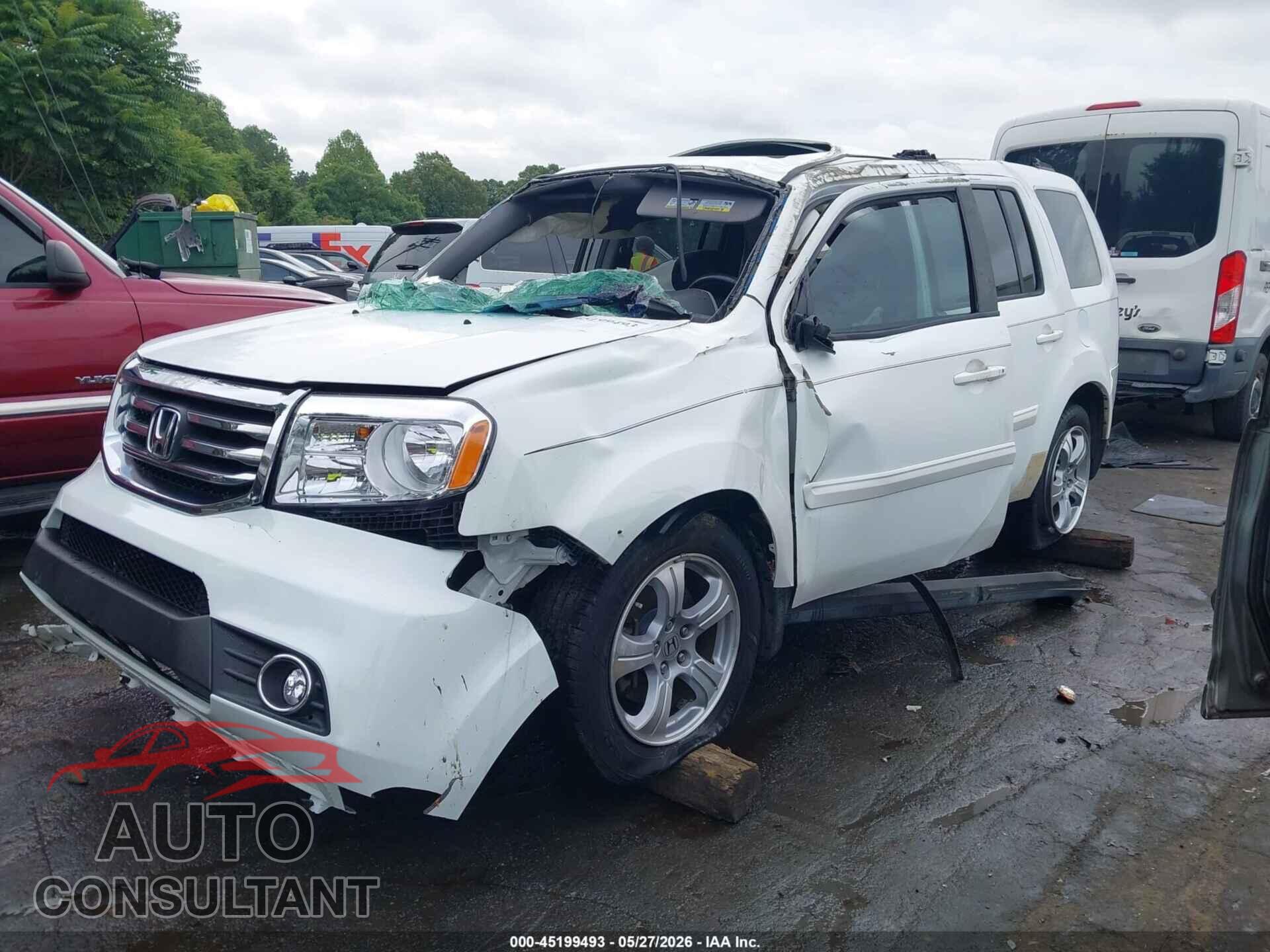 HONDA PILOT 2013 - 5FNYF3H72DB002232