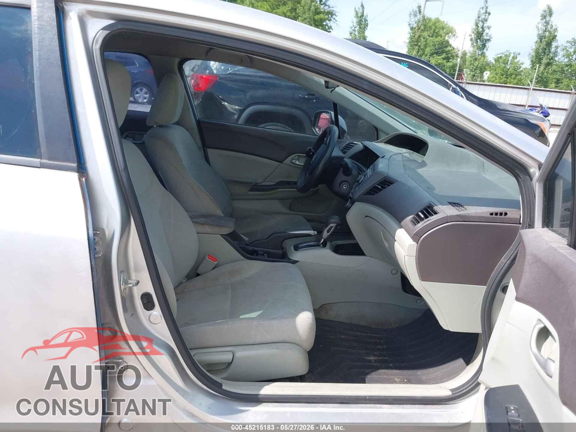 HONDA CIVIC 2012 - 2HGFB2F59CH332202
