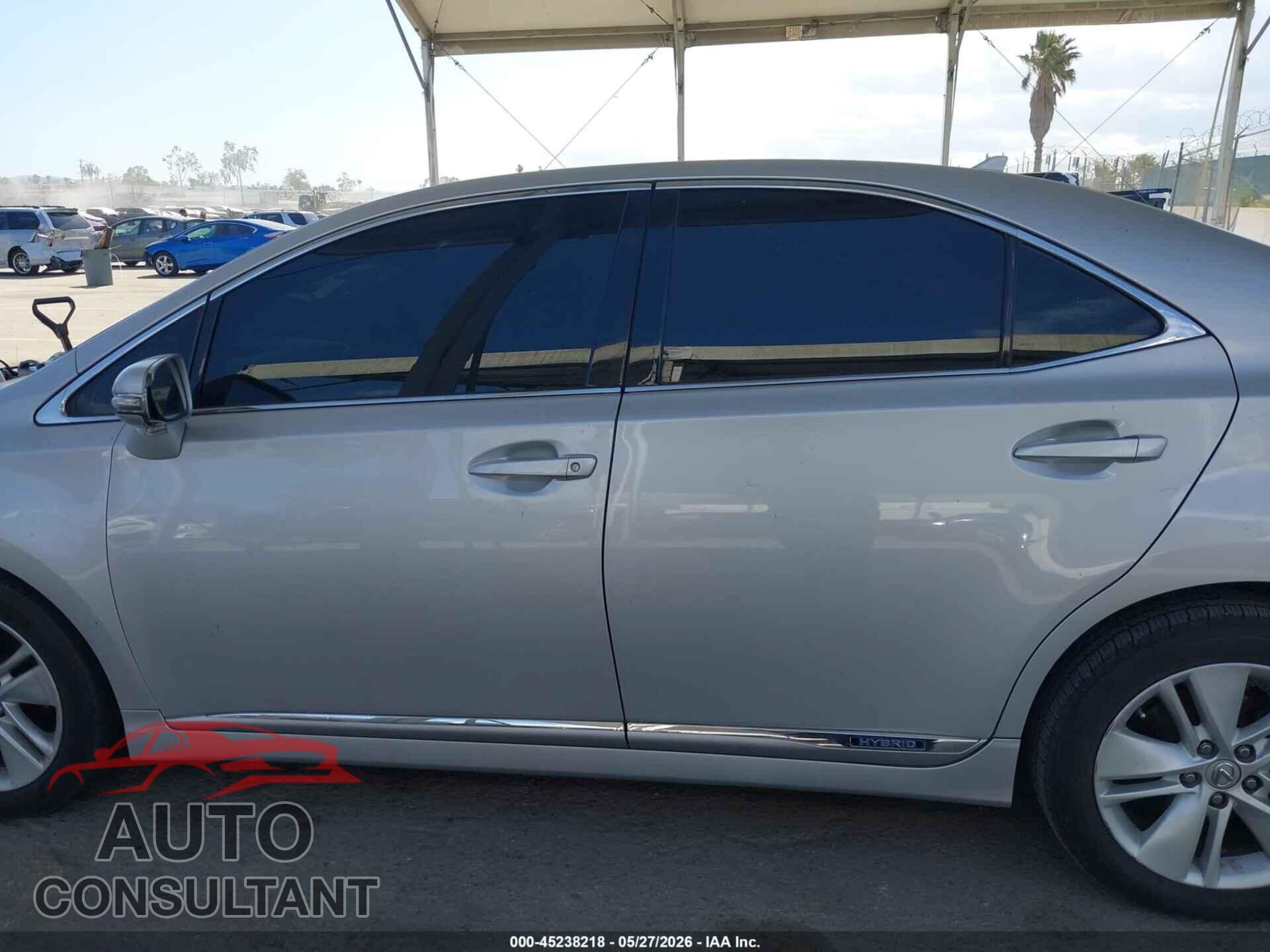 LEXUS HS 250H 2012 - JTHBB1BA4C2050504