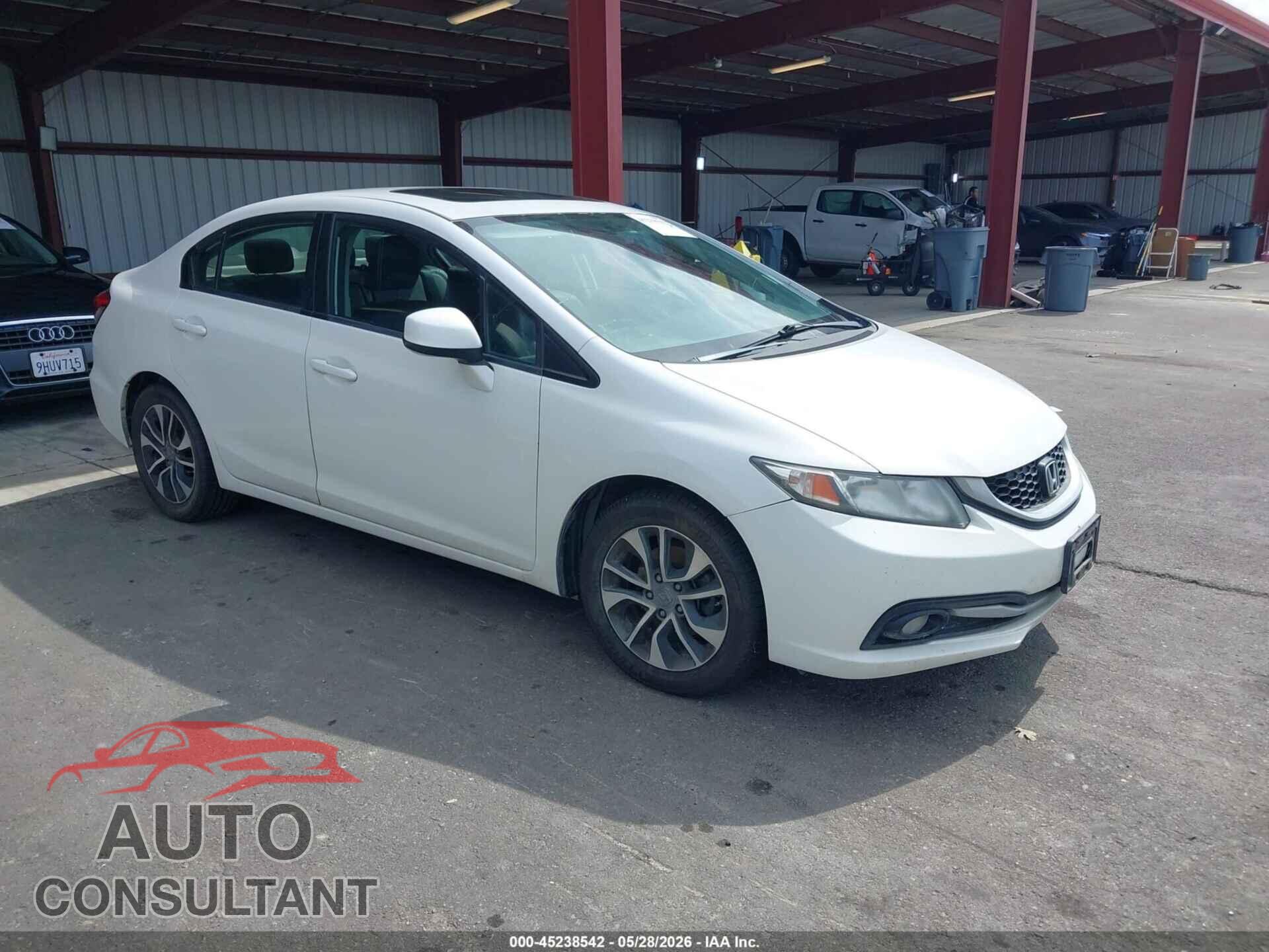 HONDA CIVIC 2013 - 19XFB2F95DE230782