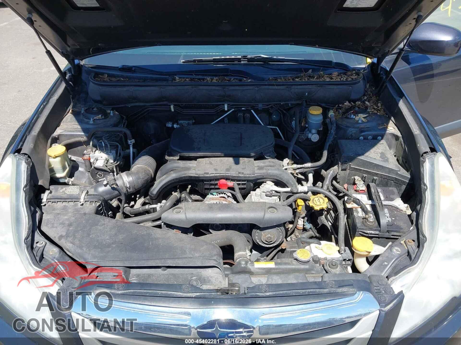 SUBARU OUTBACK 2012 - 4S4BRBCCXC3243751