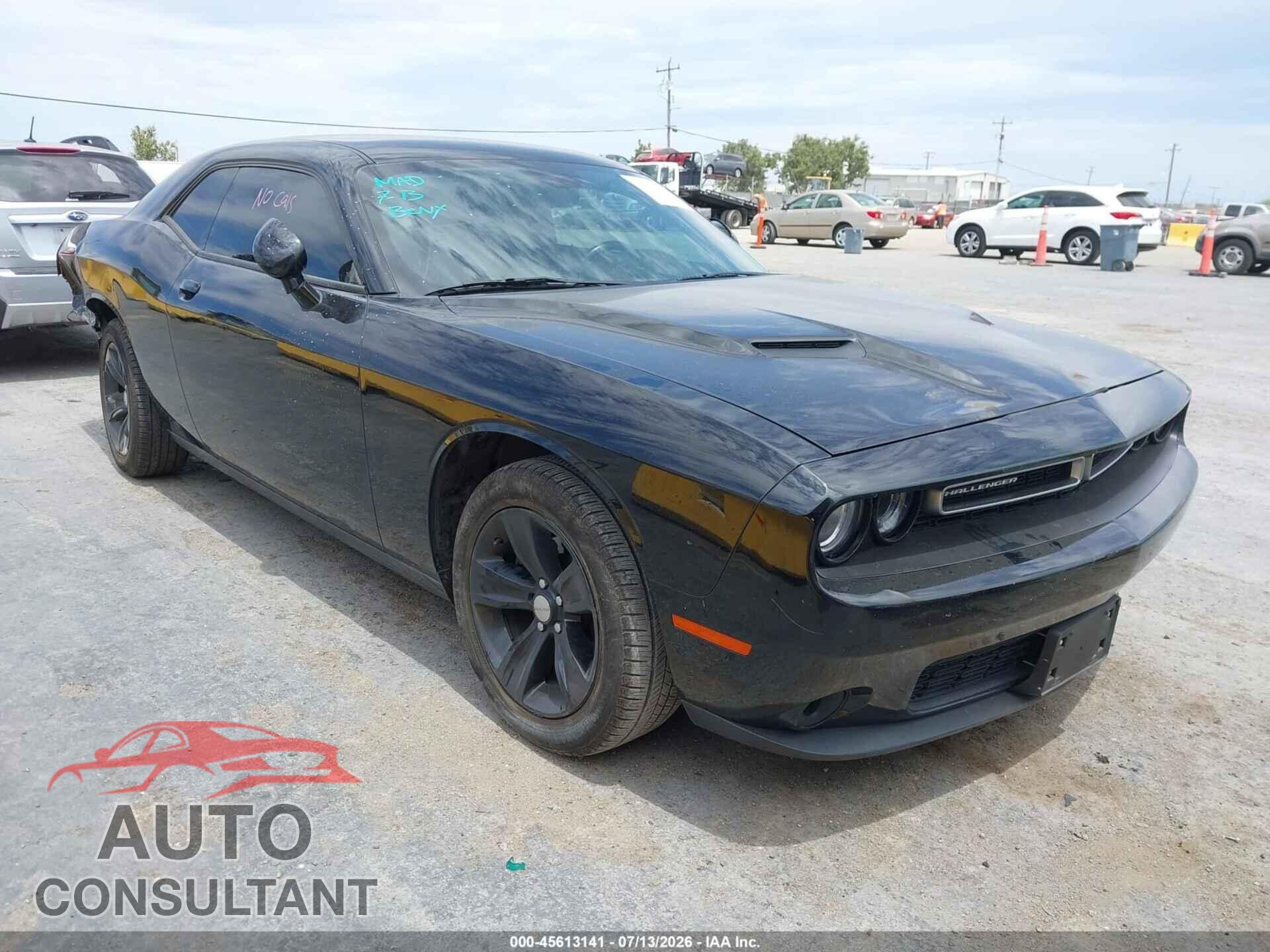 DODGE CHALLENGER 2016 - 2C3CDZAG1GH184358
