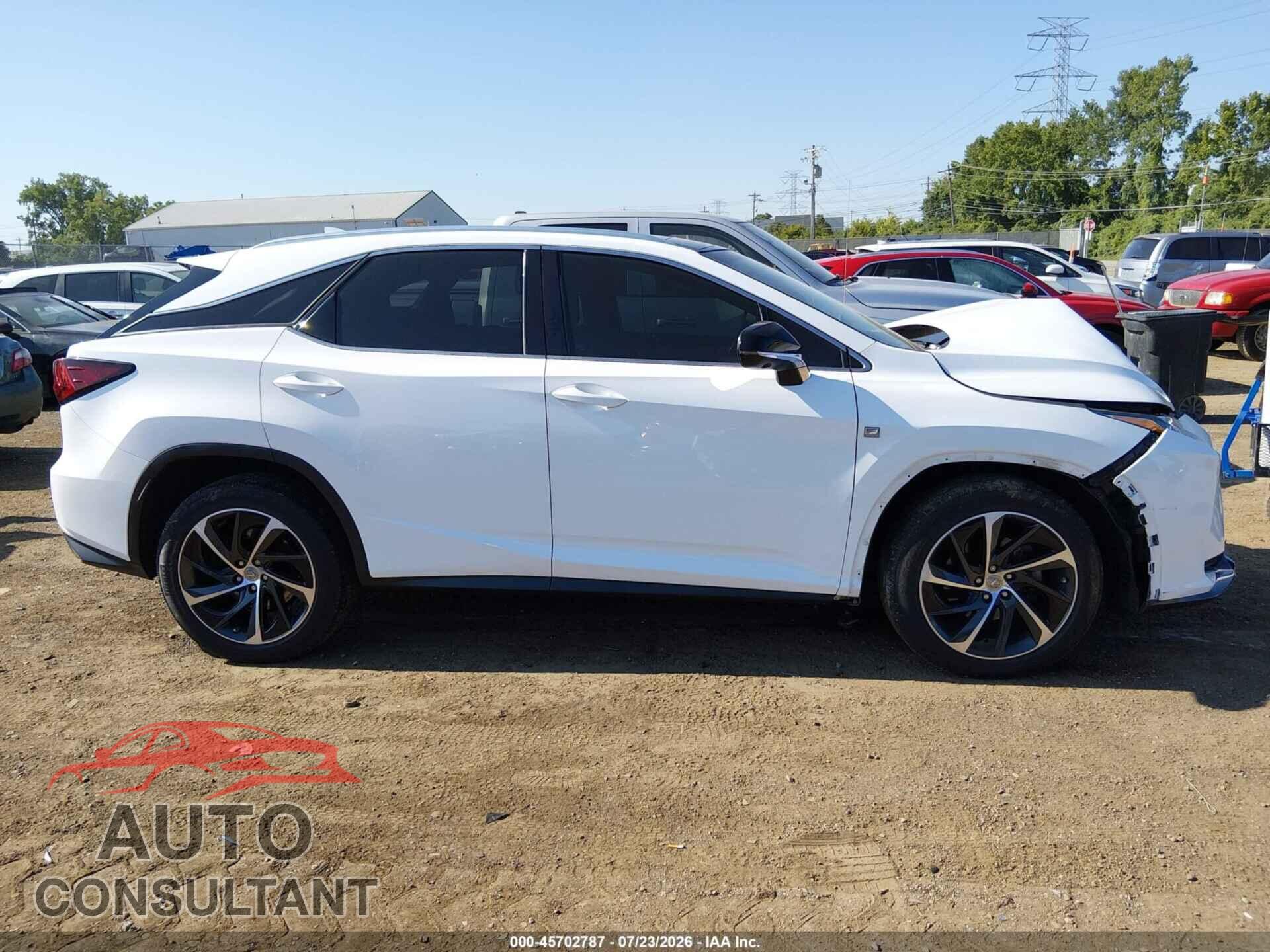 LEXUS RX 350 2019 - 2T2BZMCA4KC201284