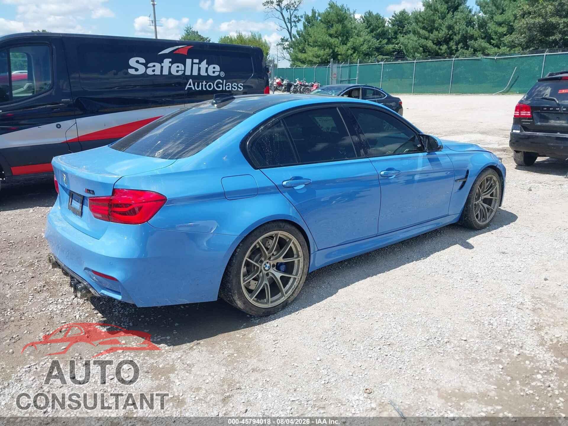 BMW M3 2018 - WBS8M9C54J5K98410