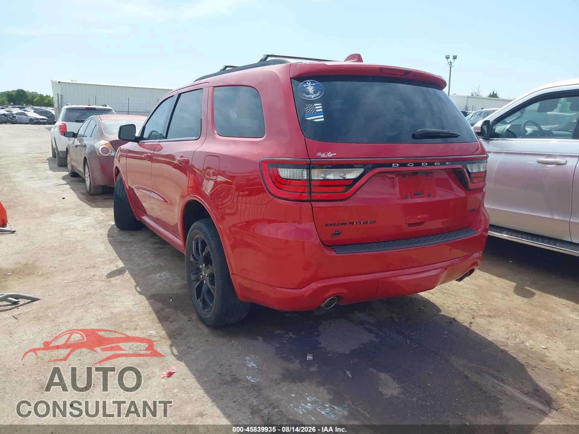 DODGE DURANGO 2020 - 1C4RDJDG3LC184314