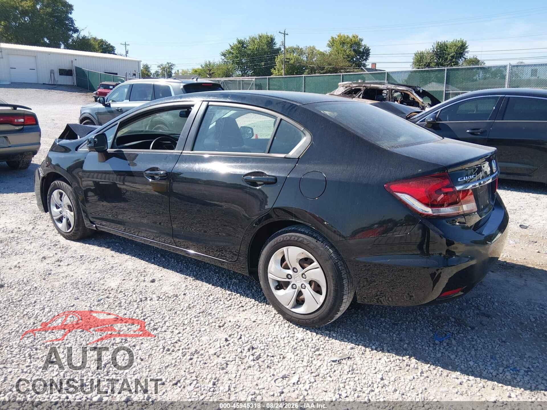 HONDA CIVIC 2013 - 19XFB2F59DE209320