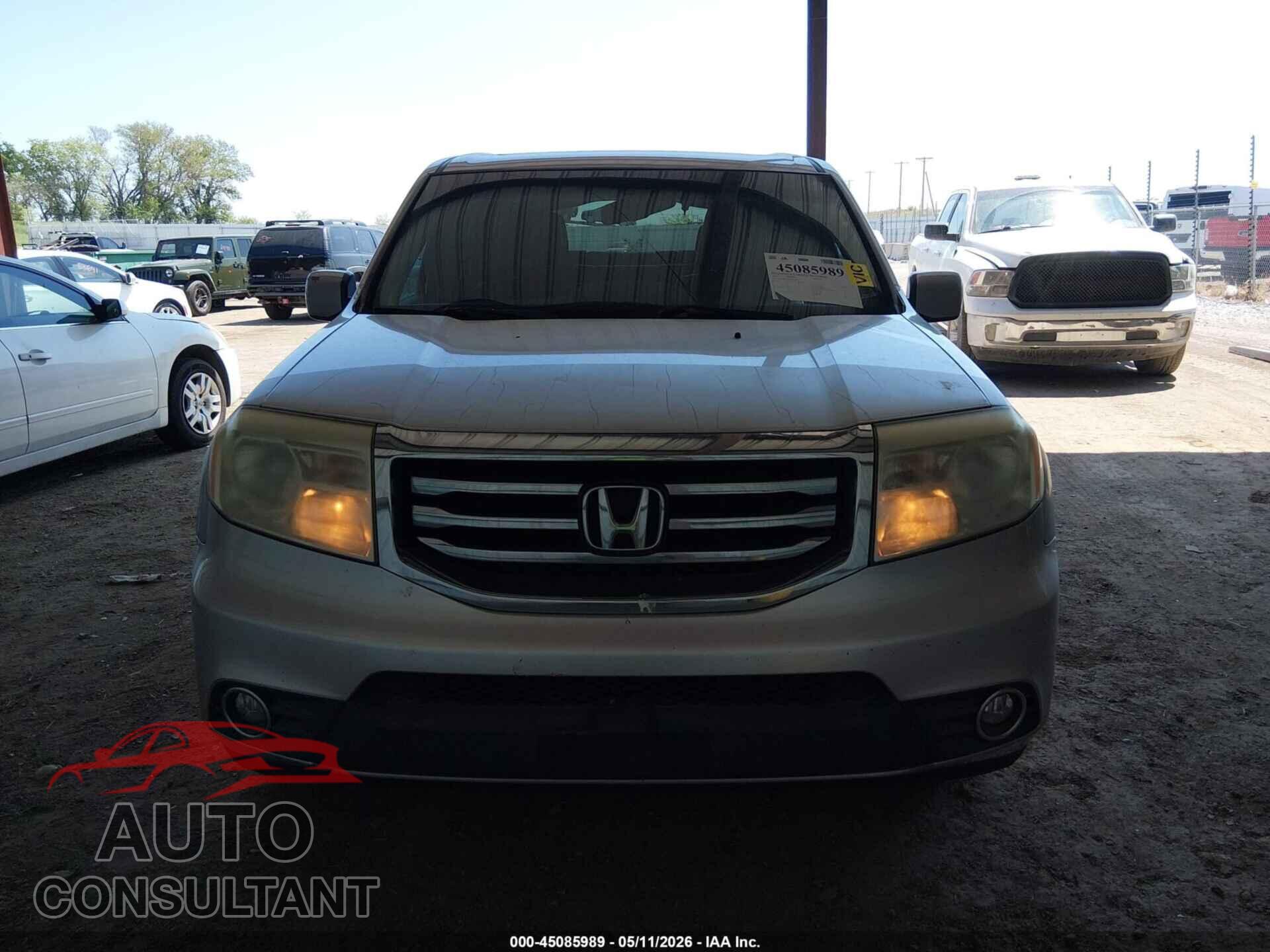 HONDA PILOT 2012 - 5FNYF4H5XCB053450