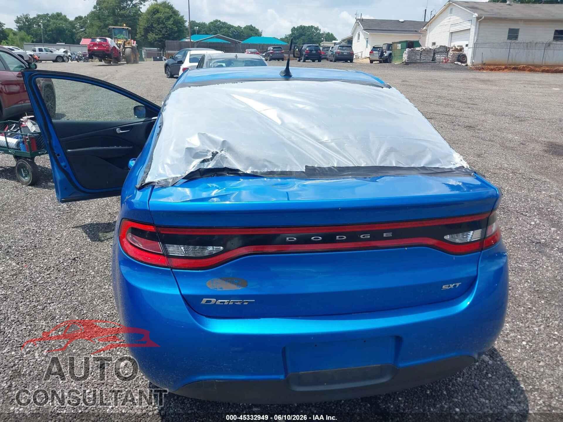 DODGE DART 2015 - 1C3CDFBB6FD374153