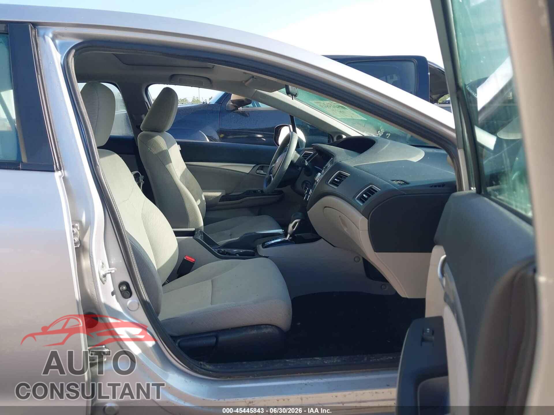HONDA CIVIC 2013 - 19XFB2F89DE059123