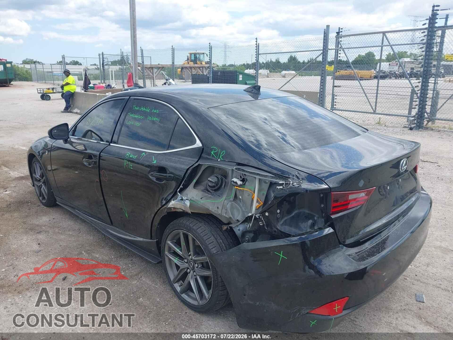LEXUS IS 250 2014 - JTHCF1D29E5009740