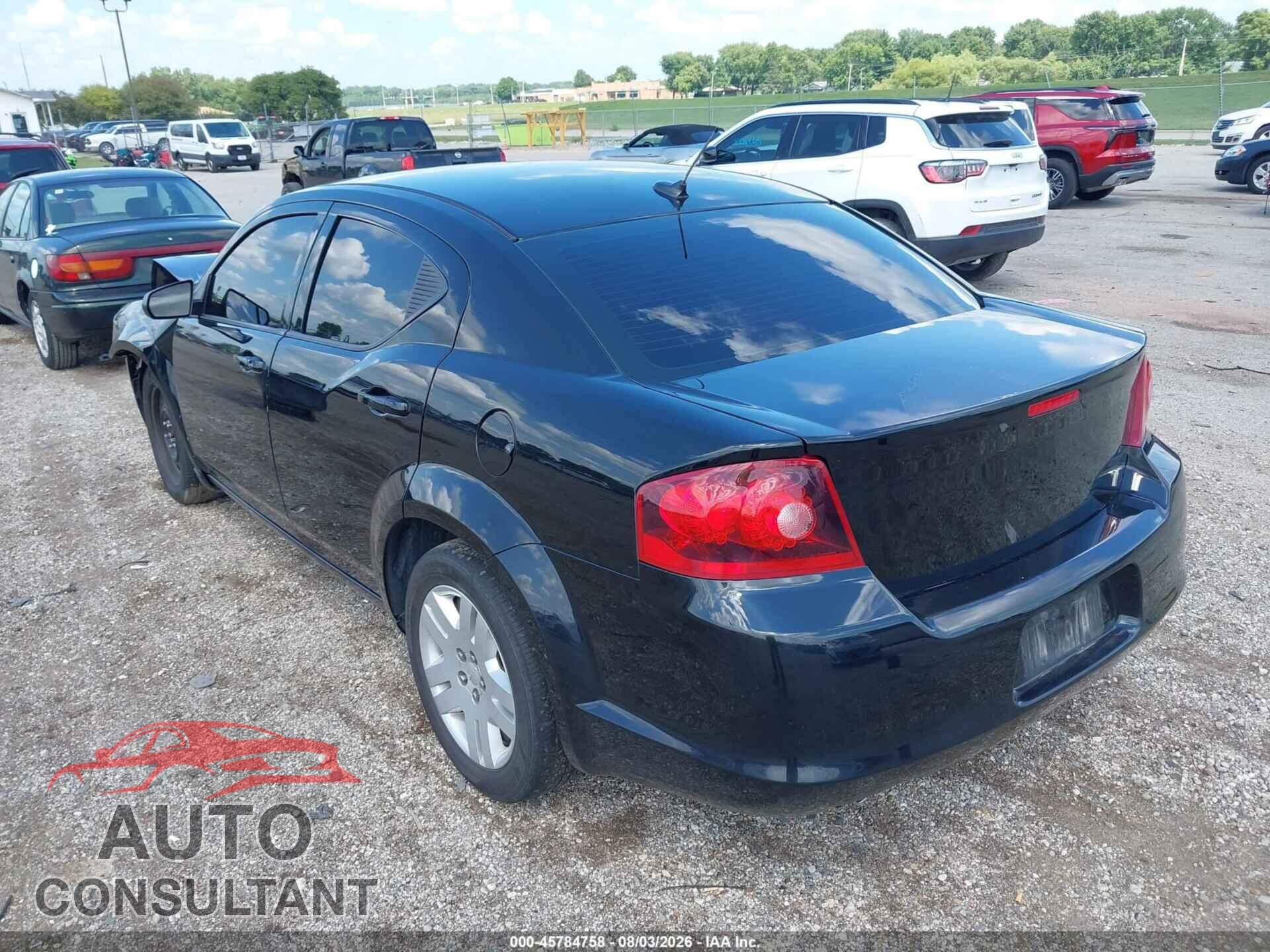 DODGE AVENGER 2013 - 1C3CDZAGXDN750035