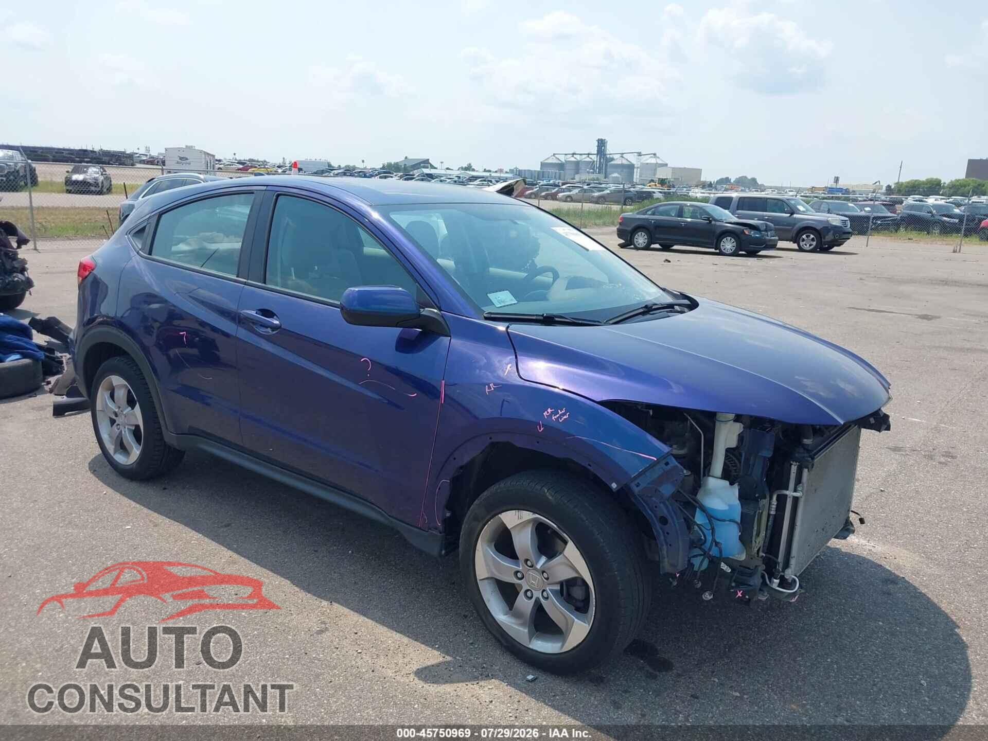HONDA HR-V 2017 - 3CZRU6H31HM700674