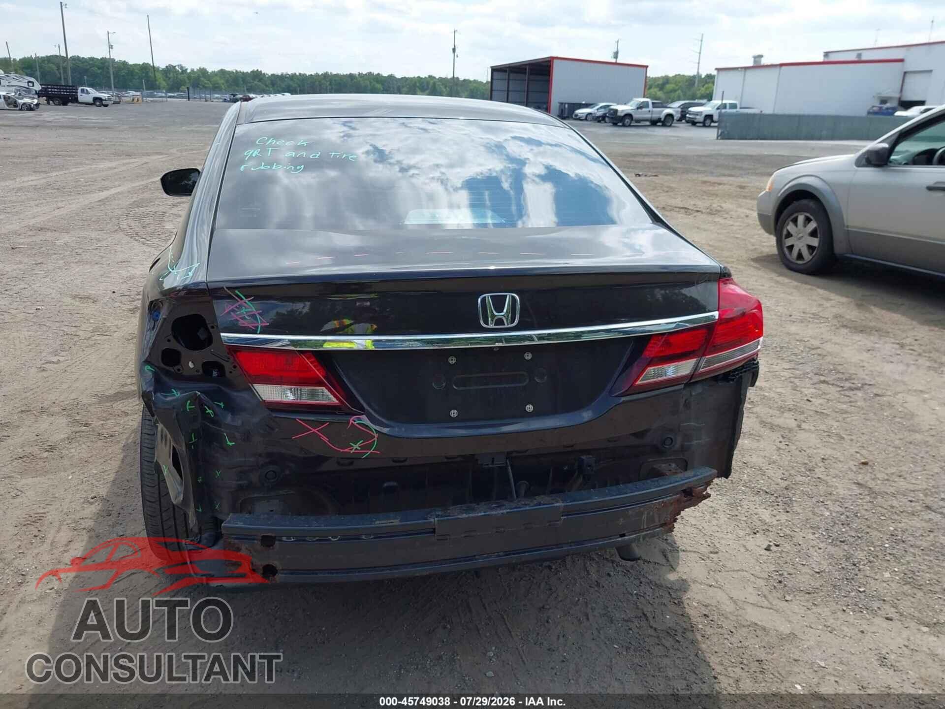 HONDA CIVIC 2014 - 2HGFB2F82EH532545