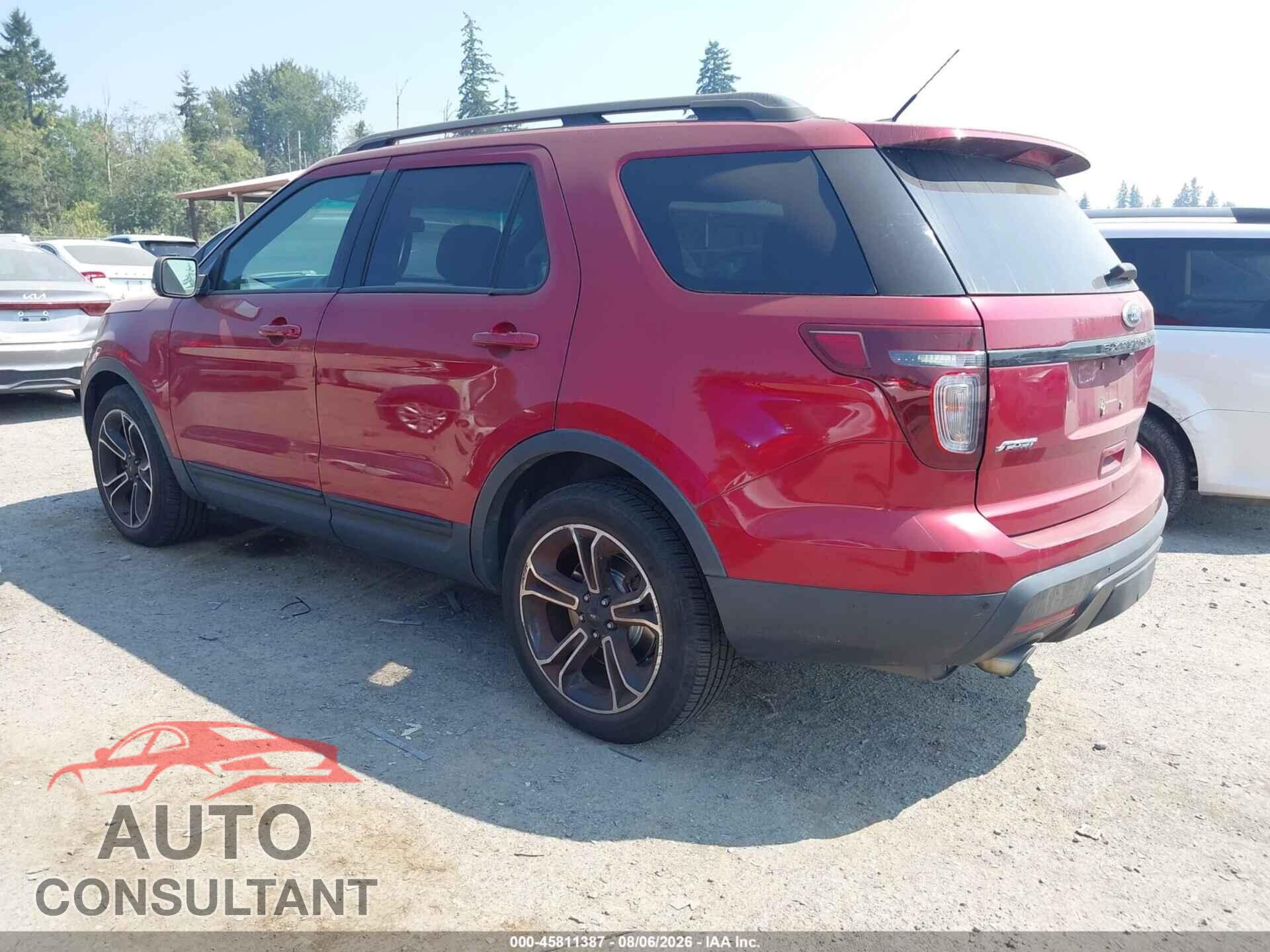FORD EXPLORER 2015 - 1FM5K8GT3FGA54886