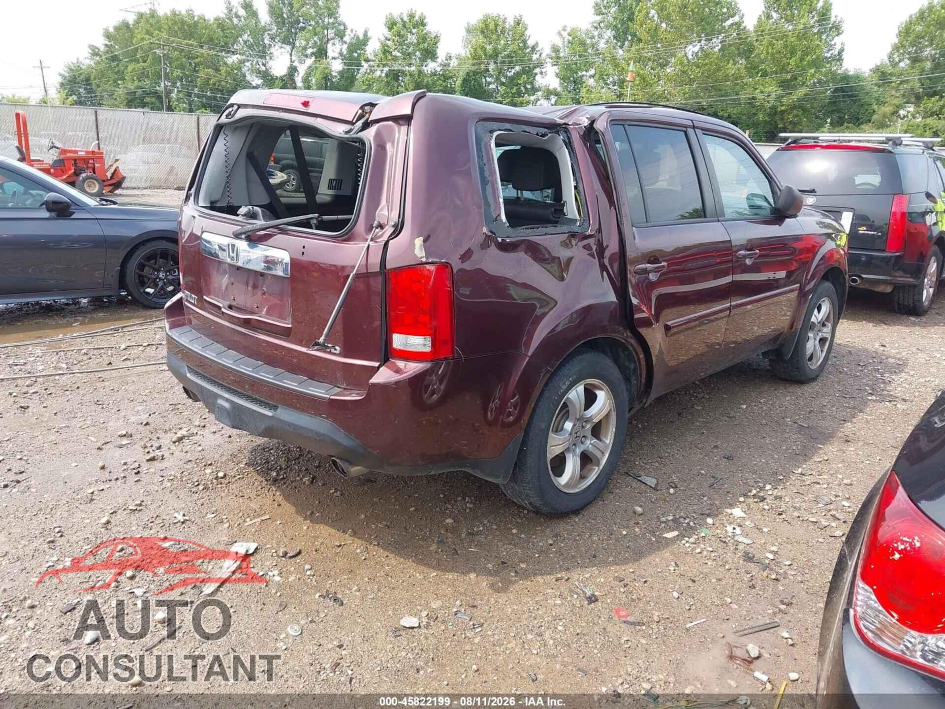 HONDA PILOT 2014 - 5FNYF4H5XEB025702