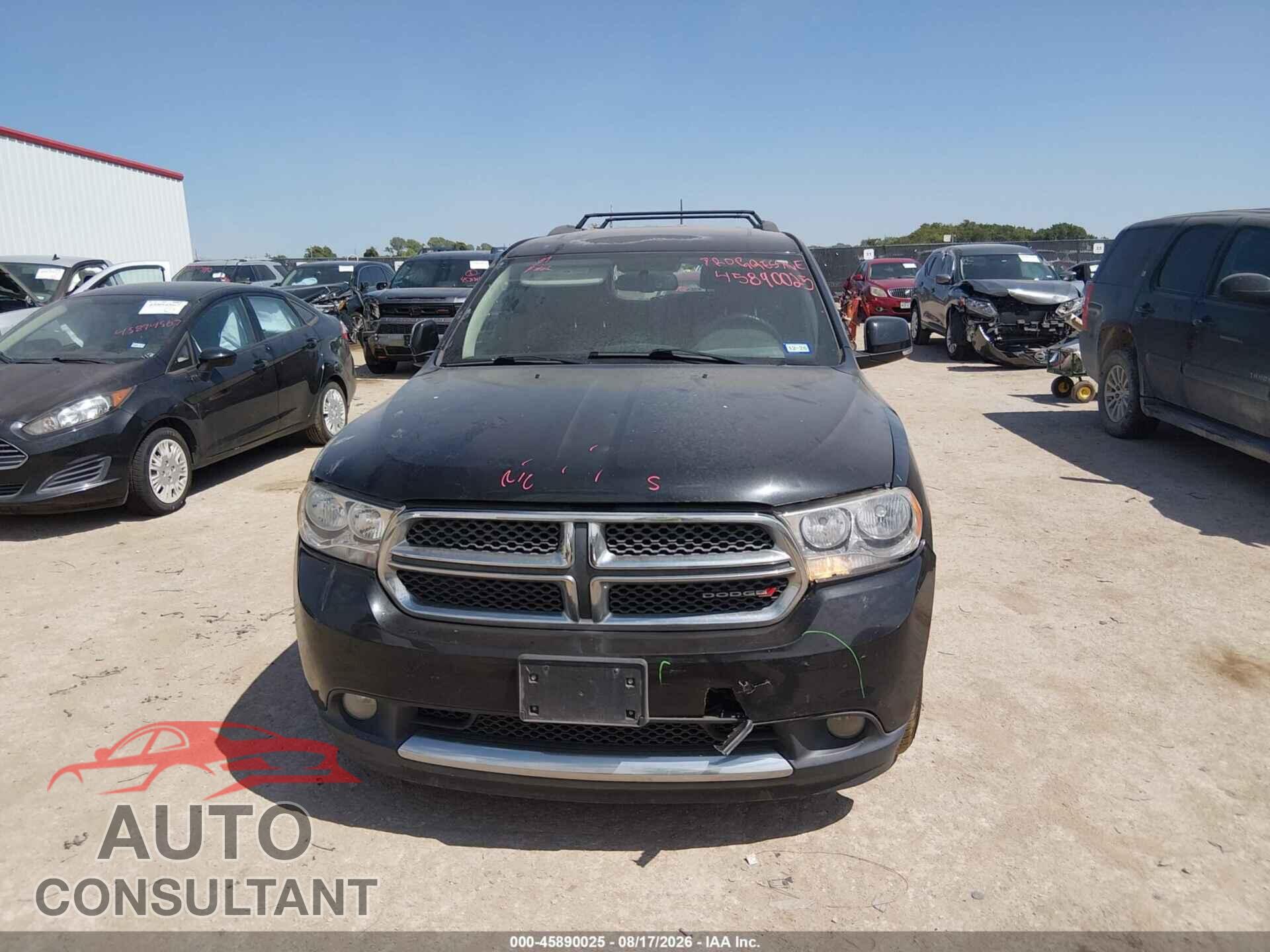 DODGE DURANGO 2012 - 1C4RDHDG9CC336167