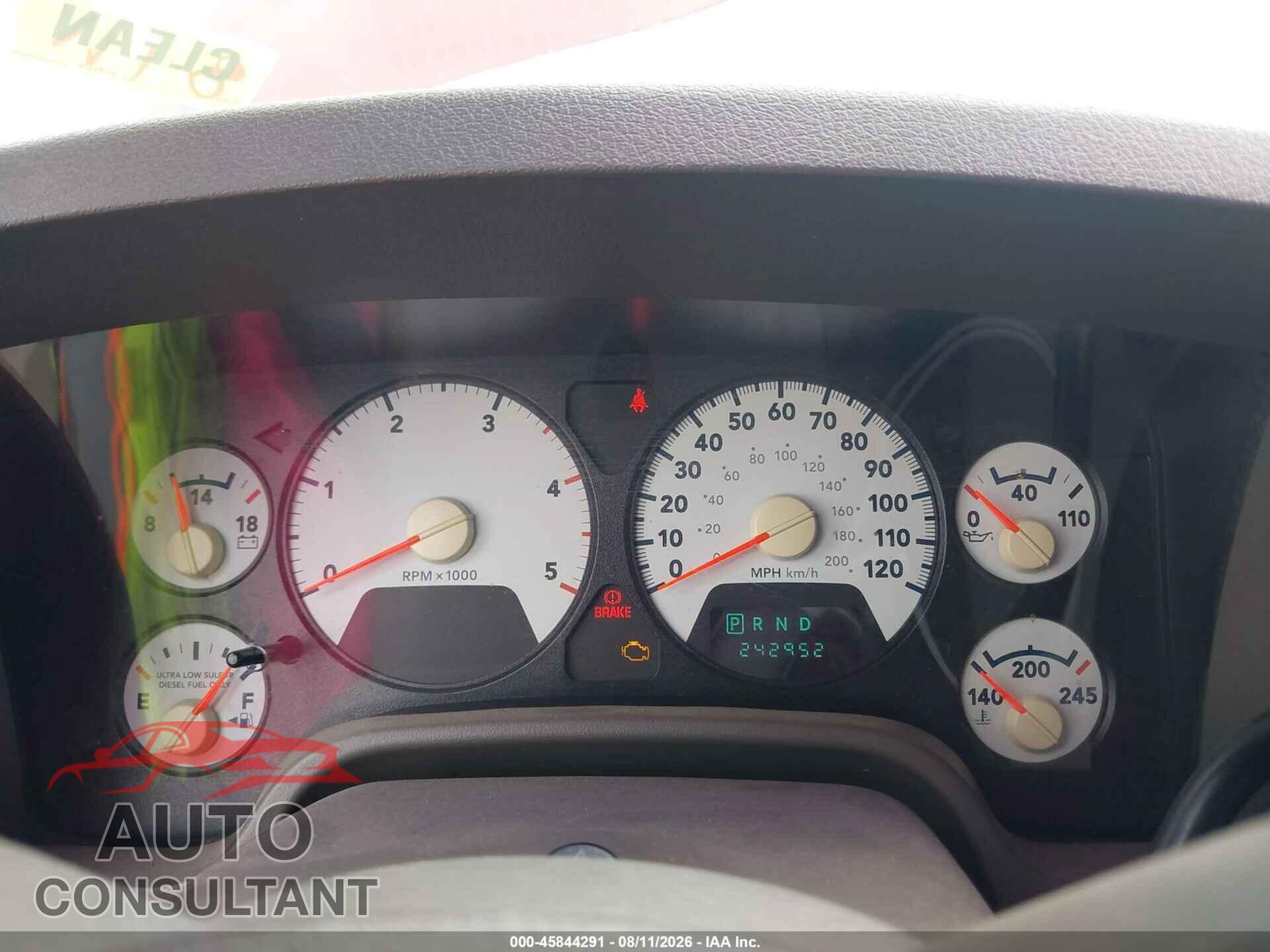 DODGE RAM 2500 2009 - 3D7KS29L99G524709