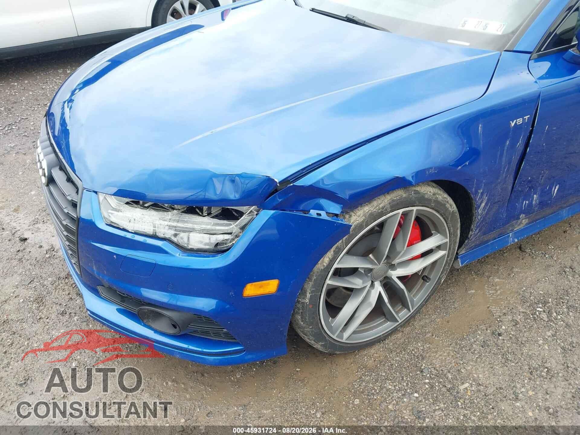AUDI S7 2017 - WAUWFAFC6HN040868