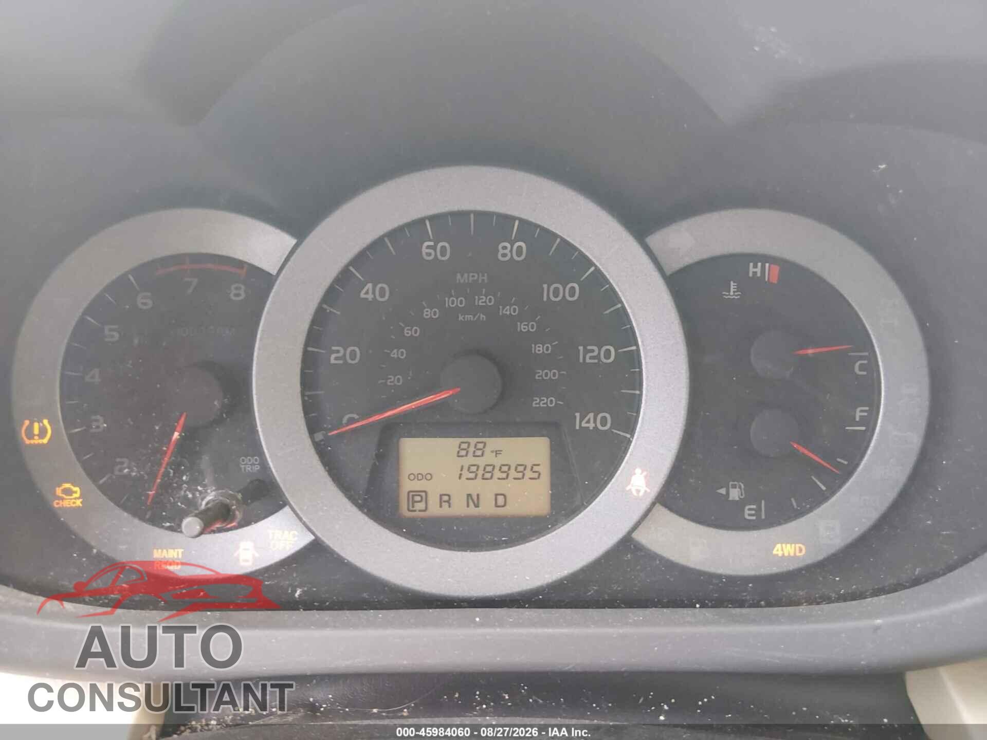 TOYOTA RAV4 2011 - 2T3DF4DV9BW166500