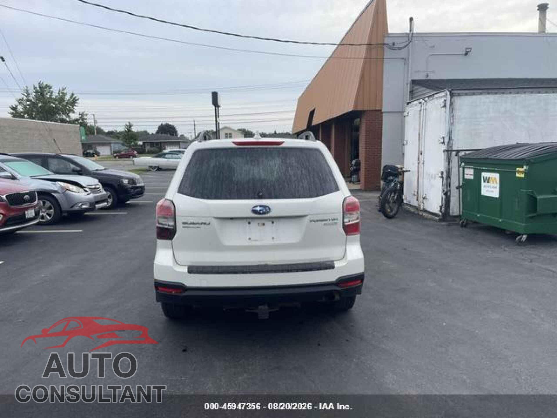 SUBARU FORESTER 2016 - JF2SJADC0GH524259