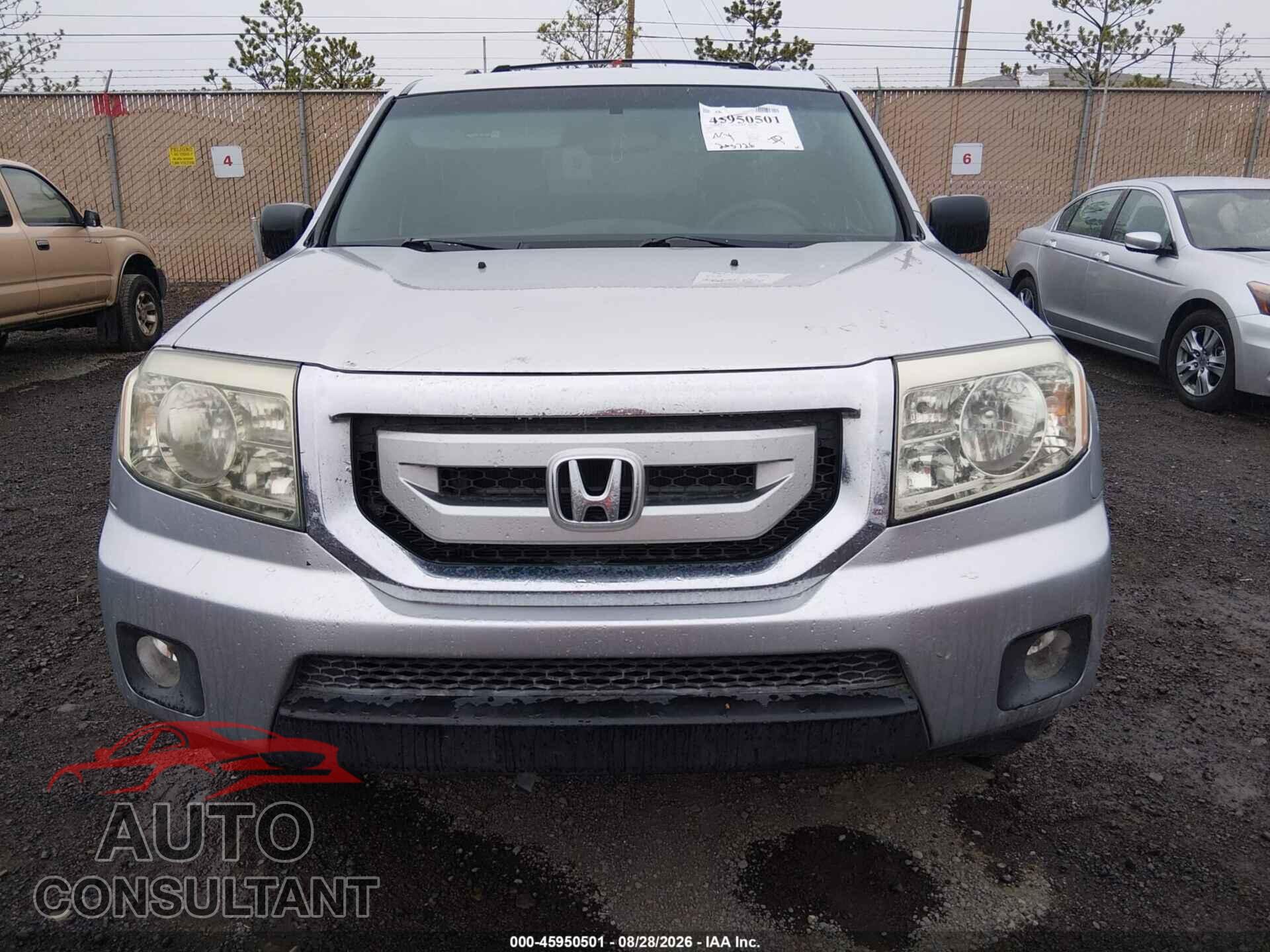 HONDA PILOT 2010 - 5FNYF4H22AB010224