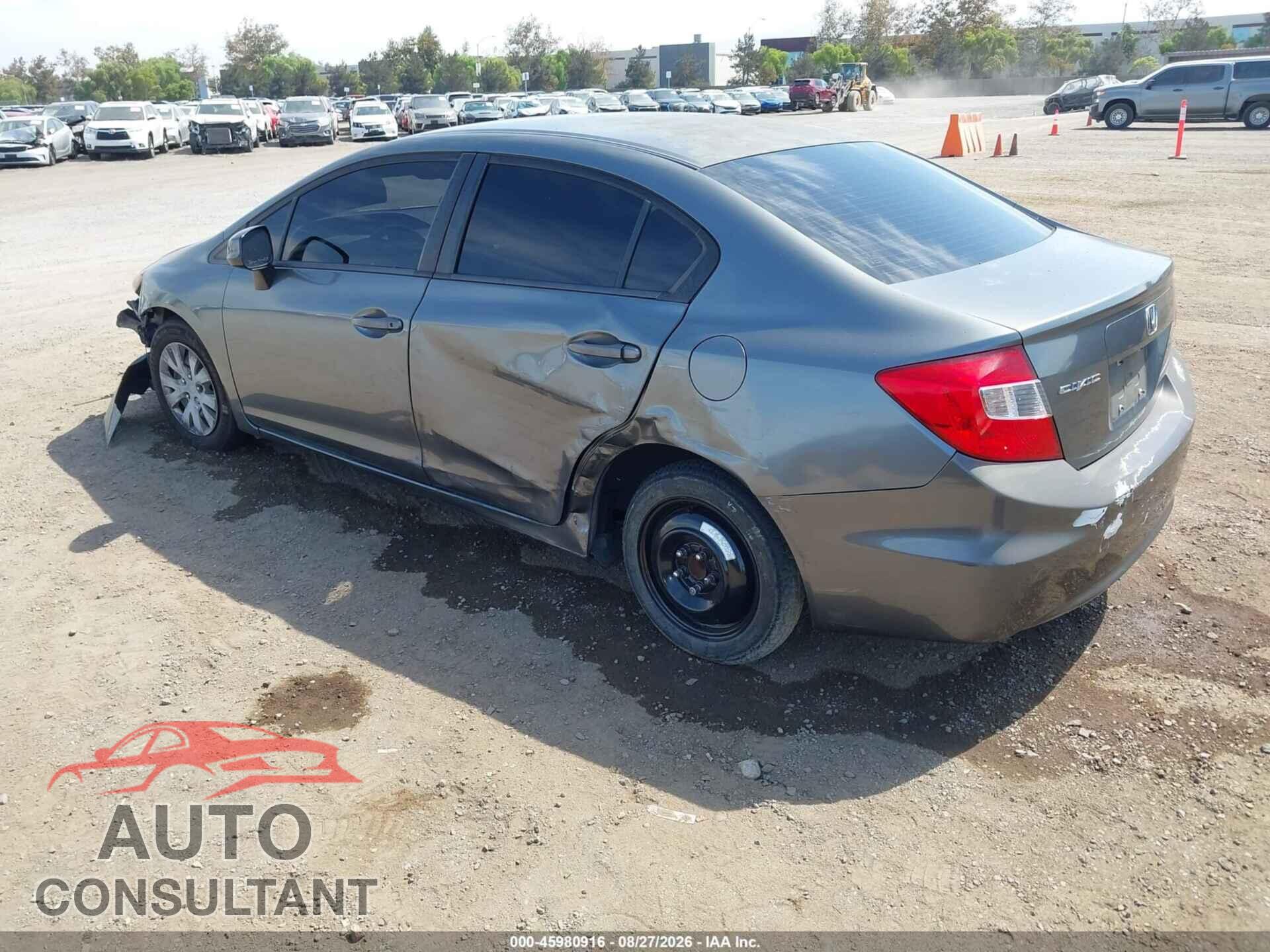 HONDA CIVIC 2012 - JHMFB2F57CS005349