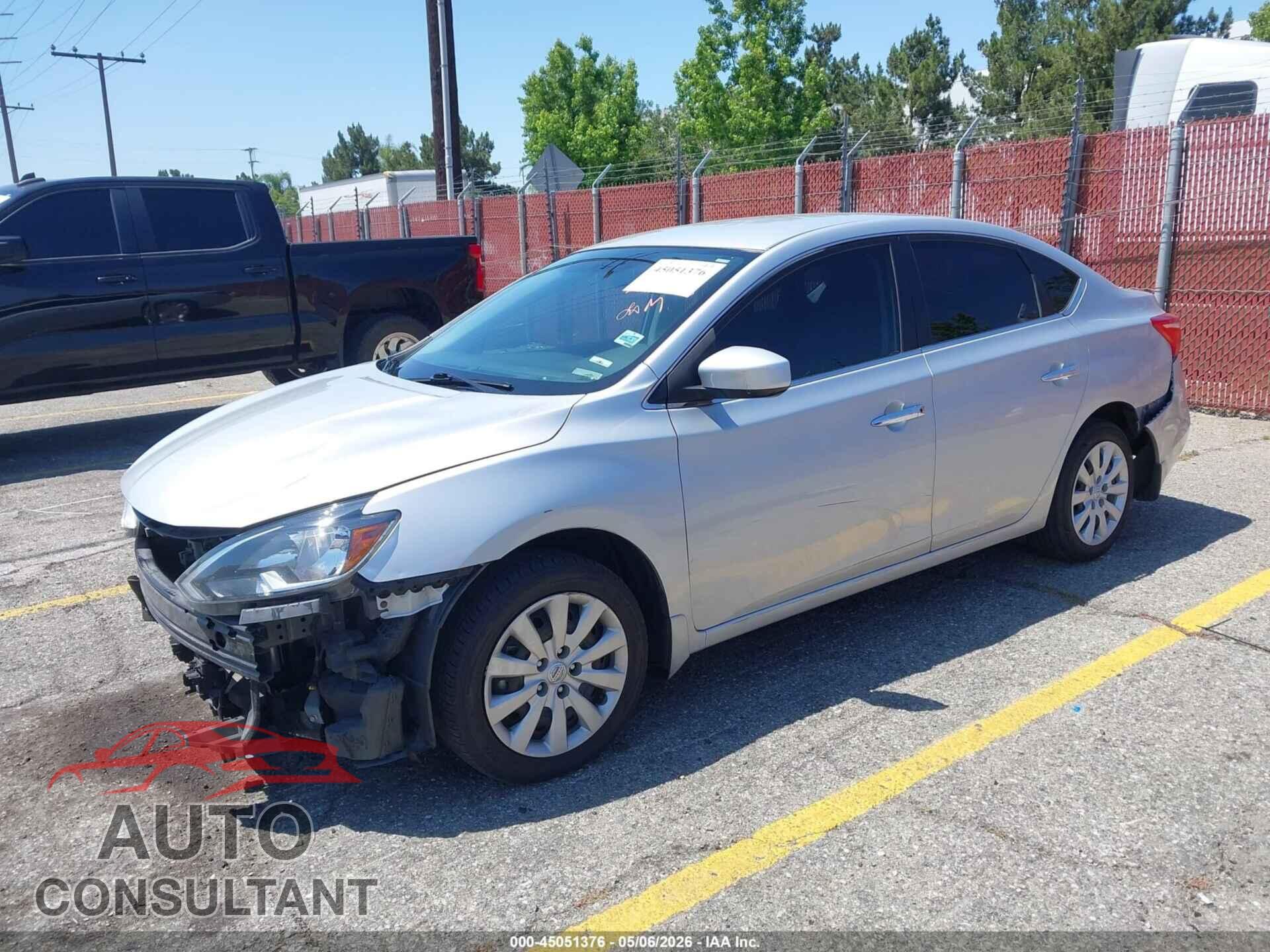 NISSAN SENTRA 2019 - 3N1AB7AP1KY431784