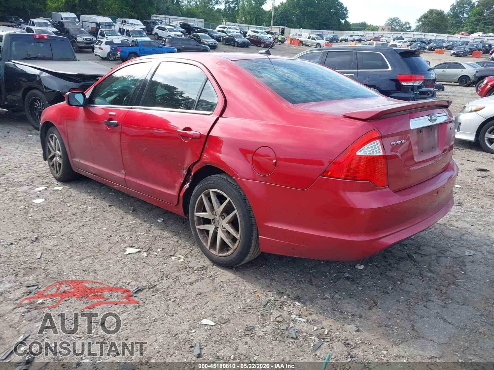 FORD FUSION 2012 - 3FAHP0JA0CR298663