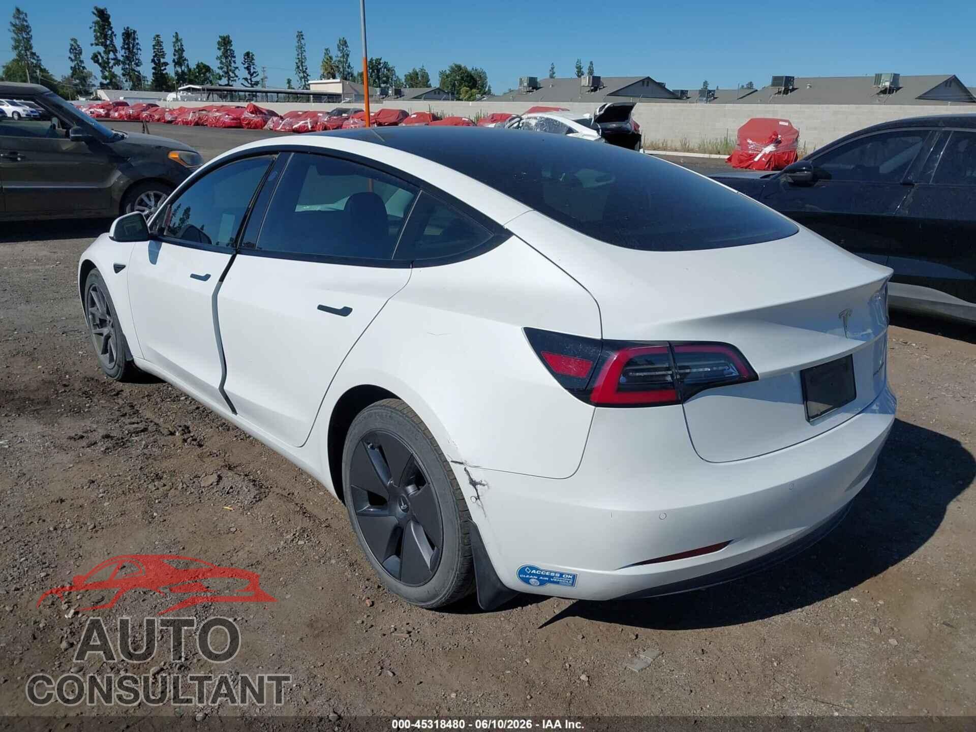 TESLA MODEL 3 2021 - 5YJ3E1EB4MF009208