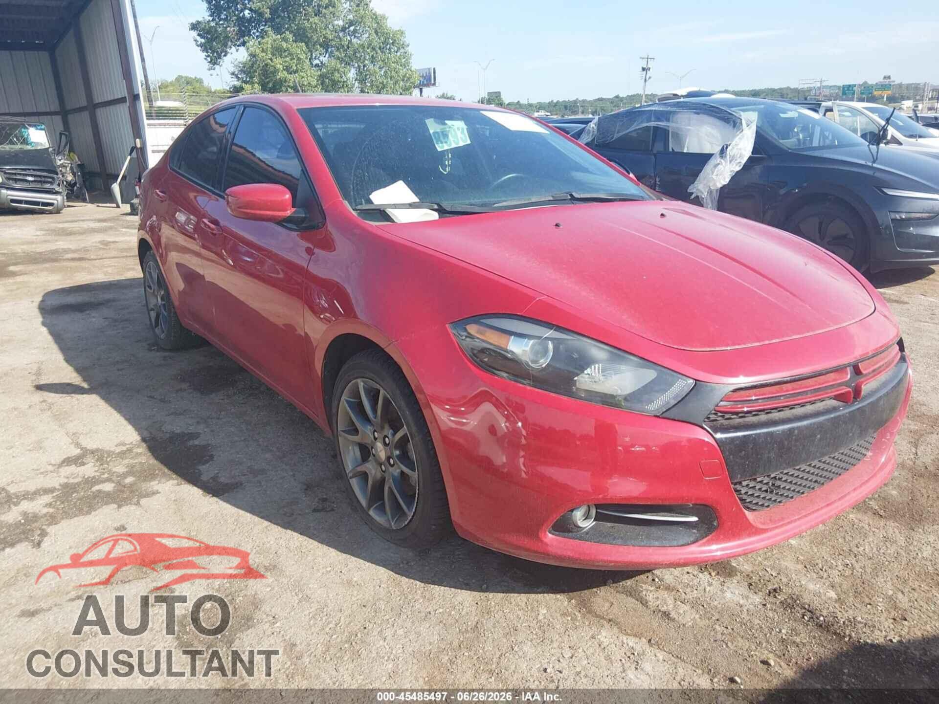 DODGE DART 2013 - 1C3CDFBH0DD219437