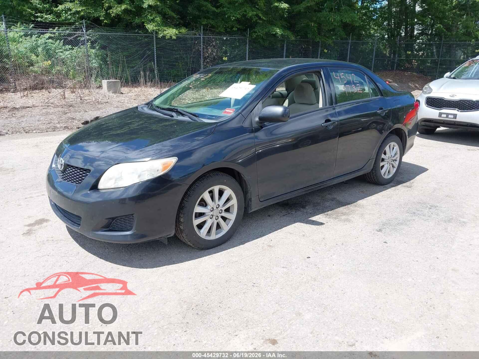 TOYOTA COROLLA 2009 - JTDBL40E499070032