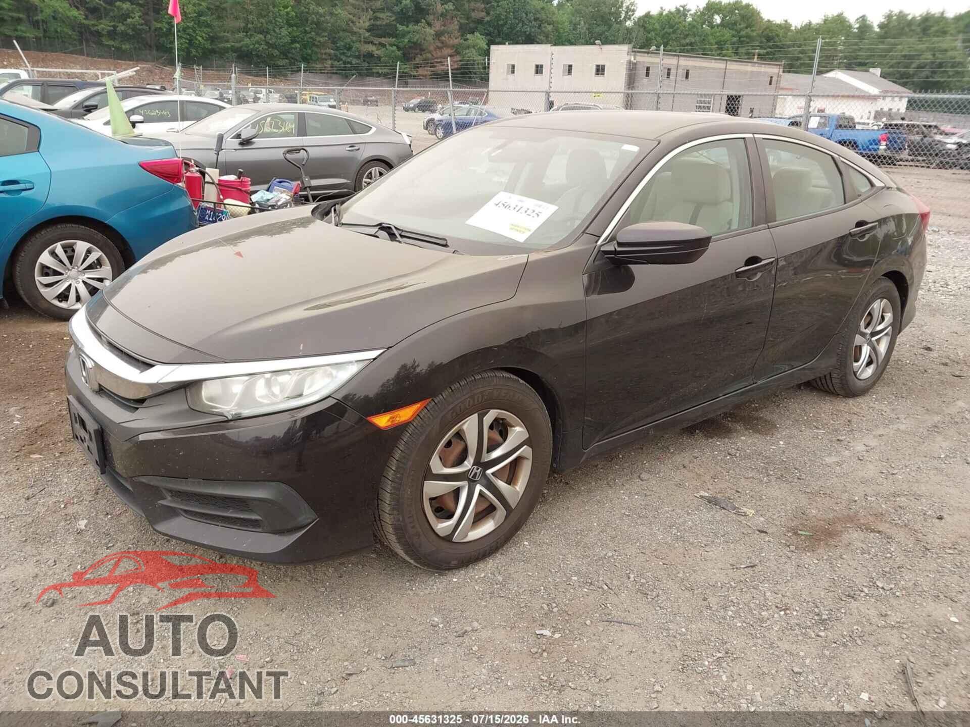 HONDA CIVIC 2016 - 19XFC2F52GE205627