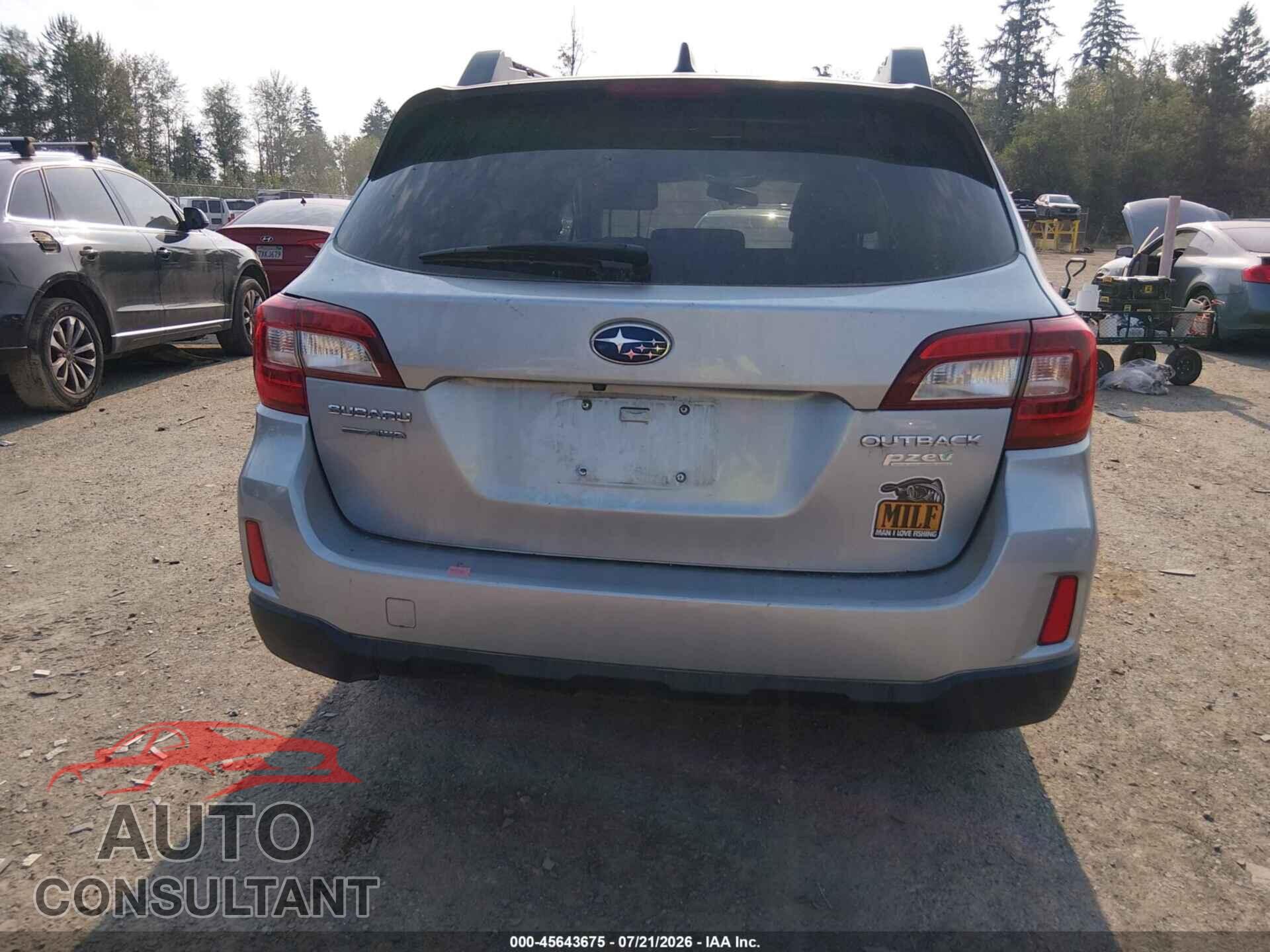 SUBARU OUTBACK 2016 - 4S4BSAJC2G3262933