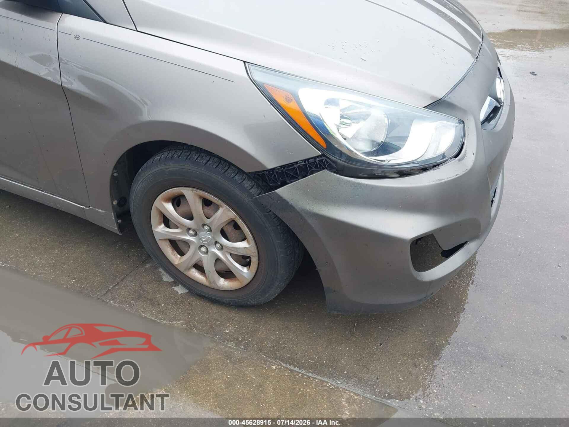HYUNDAI ACCENT 2013 - KMHCT5AE8DU131120