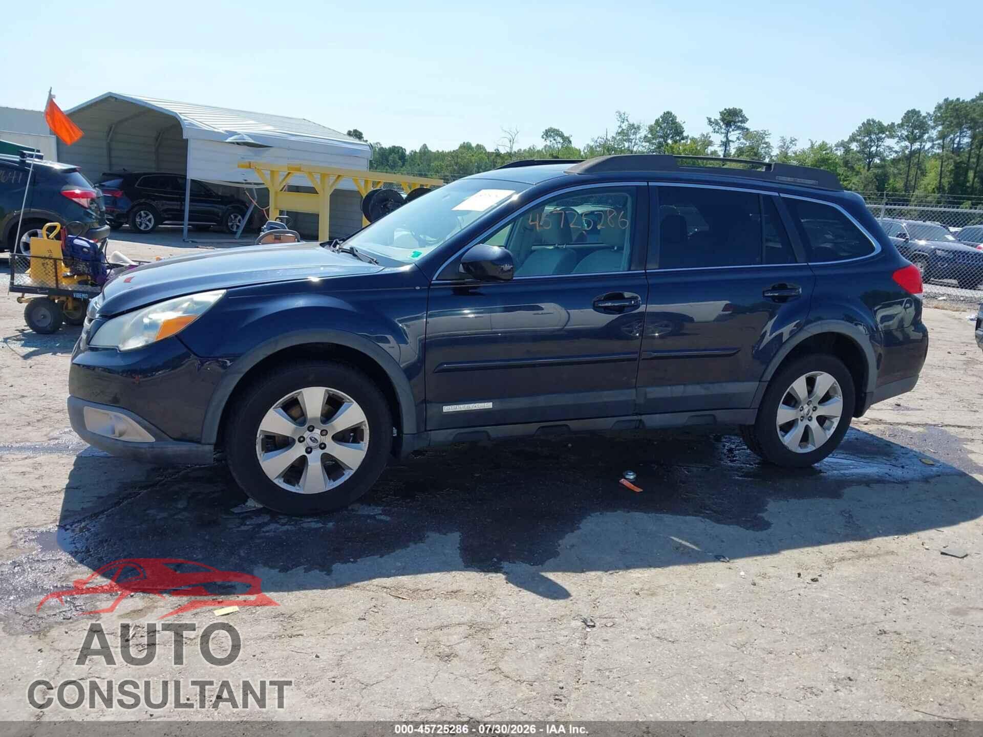 SUBARU OUTBACK 2012 - 4S4BRBKC6C3222266