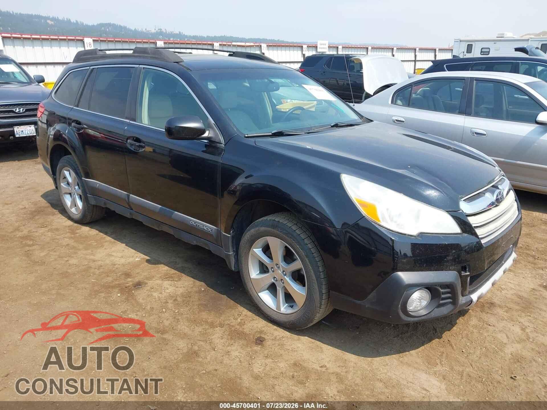 SUBARU OUTBACK 2013 - 4S4BRBLC1D3216441
