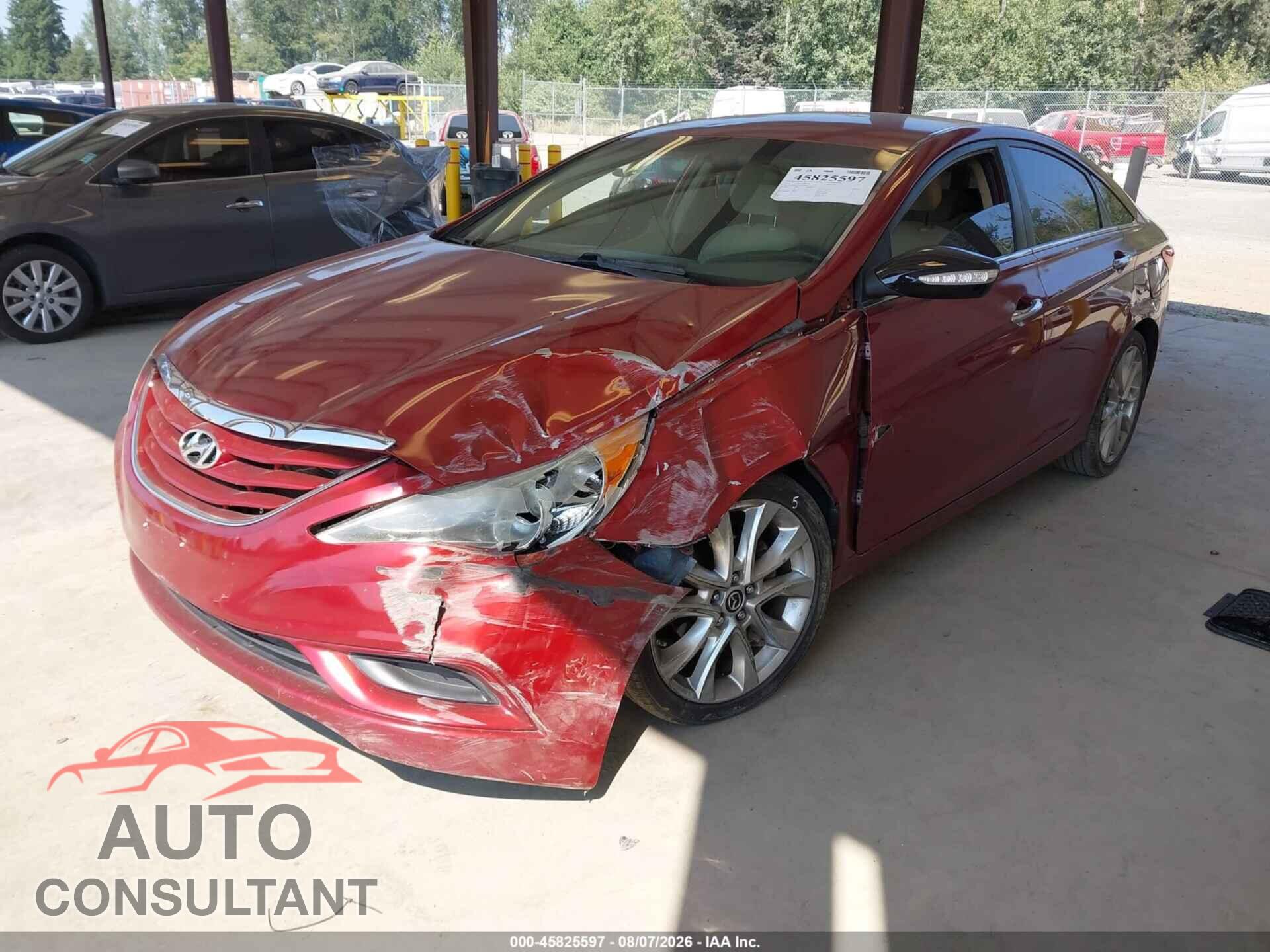 HYUNDAI SONATA 2012 - 5NPEB4AC5CH326948