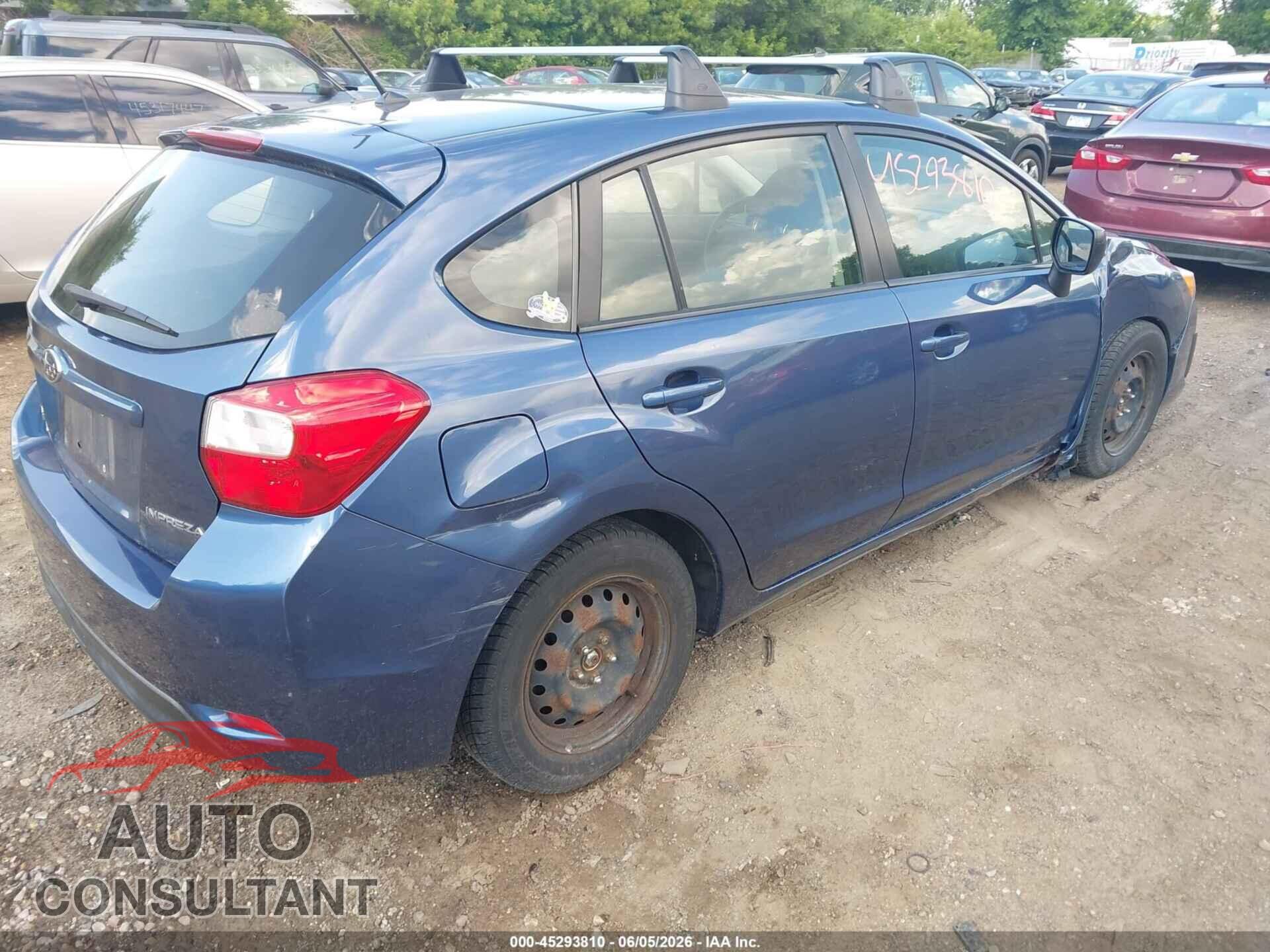 SUBARU IMPREZA 2012 - JF1GPAA61CG206268