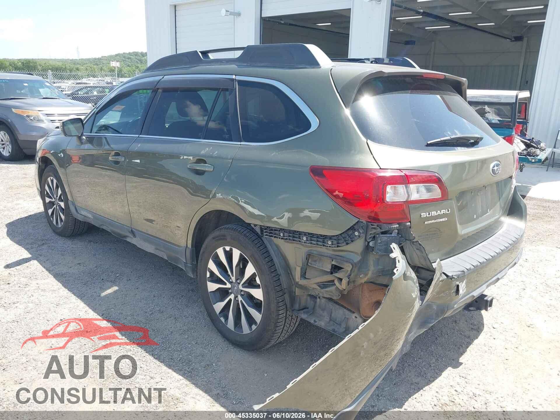 SUBARU OUTBACK 2015 - 4S4BSBJC0F3213296