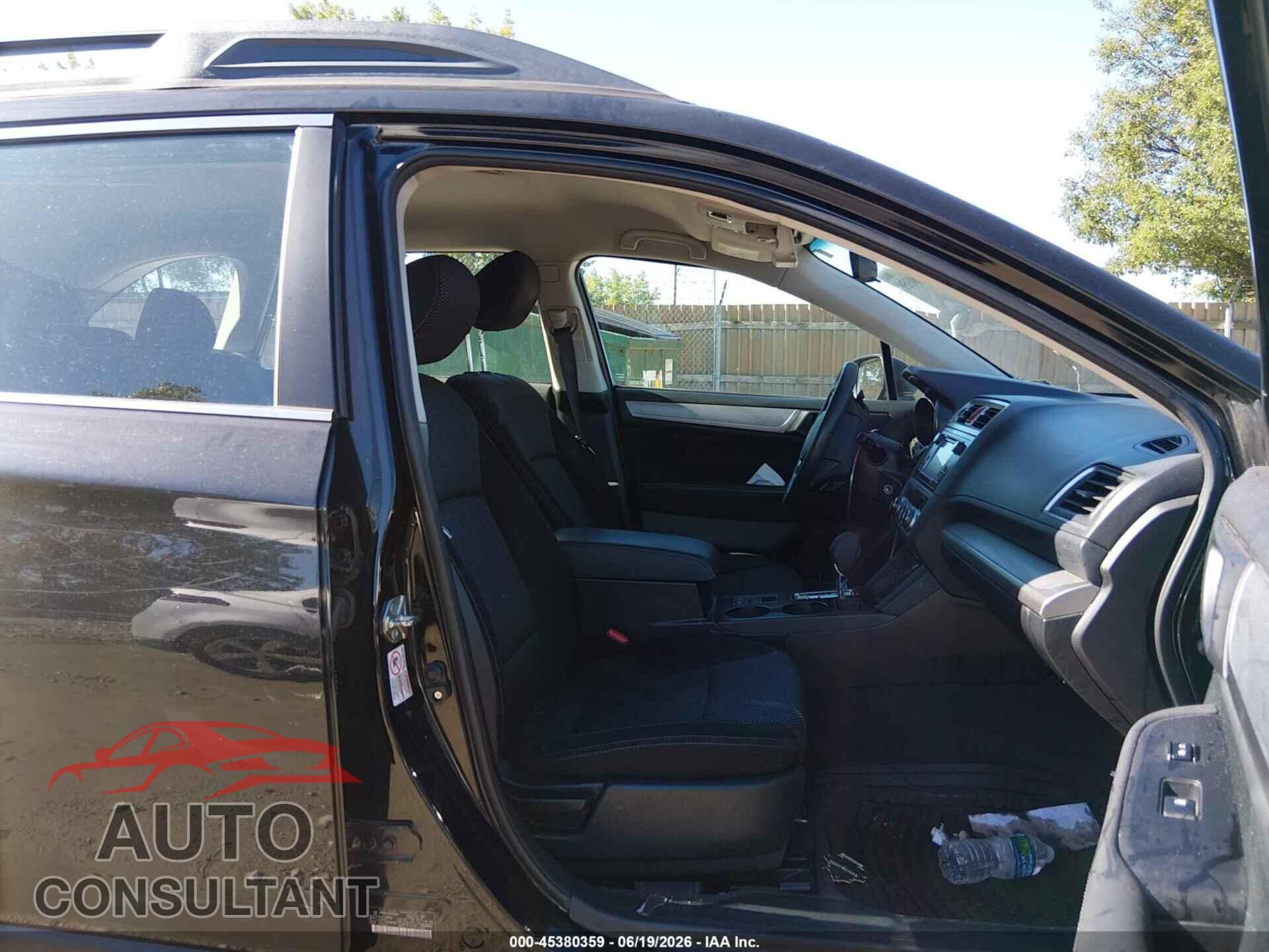 SUBARU OUTBACK 2016 - 4S4BSBAC6G3345688